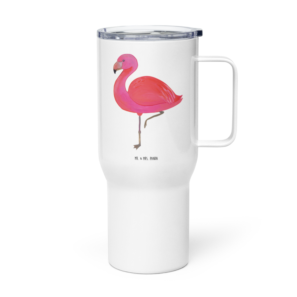 XXL Thermobecher Flamingo Classic Thermobecher, XL Thermobecher, Reisebecher, XL Reisetasse, Großer Thermobecher, Autobecher, Jumbo Becher, Flamingo, Einzigartig, Selbstliebe, Stolz, ich, für mich, Spruch, Freundin, Freundinnen, Außenseiter, Sohn, Tochter, Geschwister