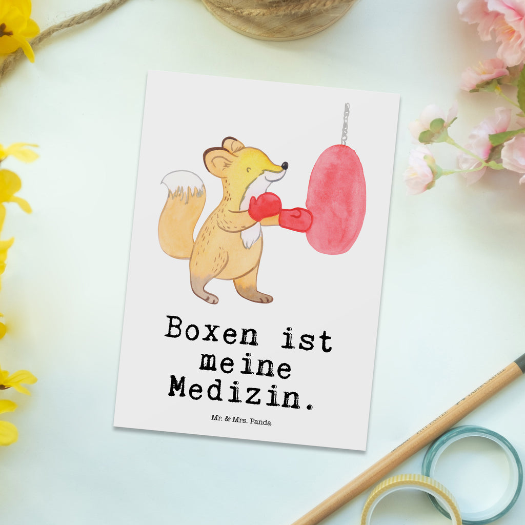 Postkarte Fuchs Boxen Medizin Postkarte, Karte, Geschenkkarte, Grußkarte, Einladung, Ansichtskarte, Geburtstagskarte, Einladungskarte, Dankeskarte, Ansichtskarten, Einladung Geburtstag, Einladungskarten Geburtstag, Geschenk, Sport, Sportart, Hobby, Schenken, Danke, Dankeschön, Auszeichnung, Gewinn, Sportler, Boxen, Boxkampf, Boxtraining