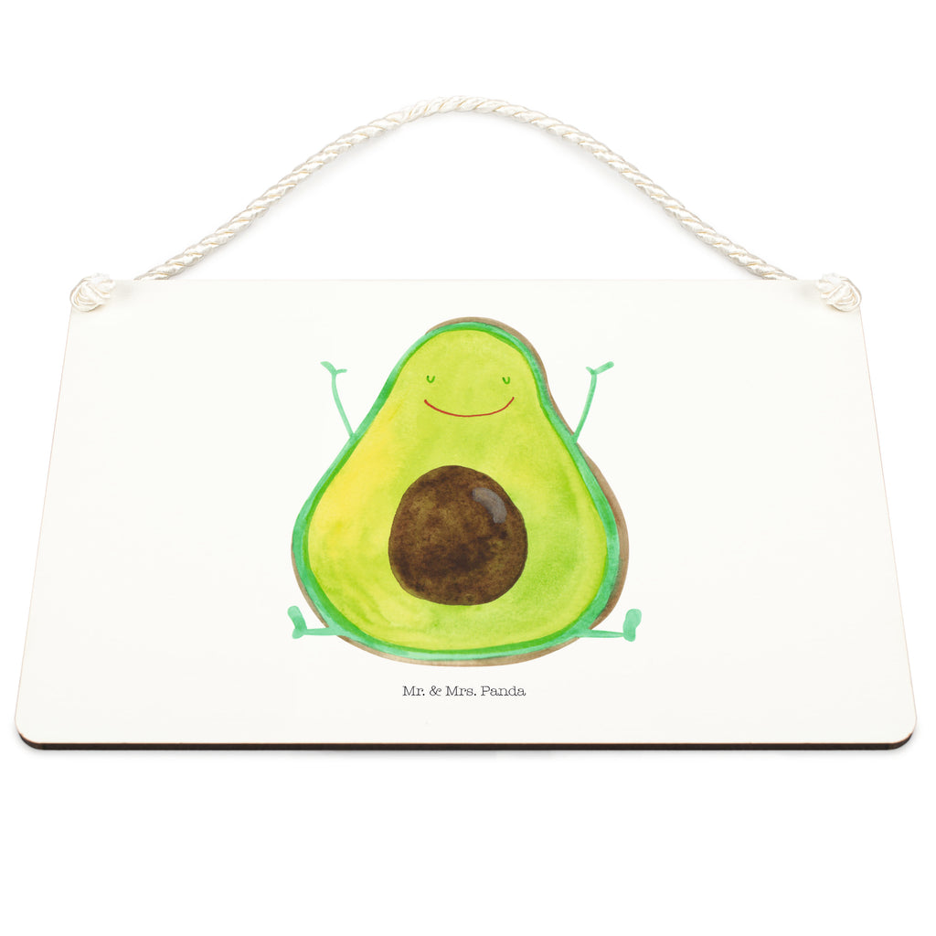 Deko Schild Avocado Happy Dekoschild, Deko Schild, Schild, Tür Schild, Türschild, Holzschild, Wandschild, Wanddeko, Avocado, Veggie, Vegan, Gesund, Chaos