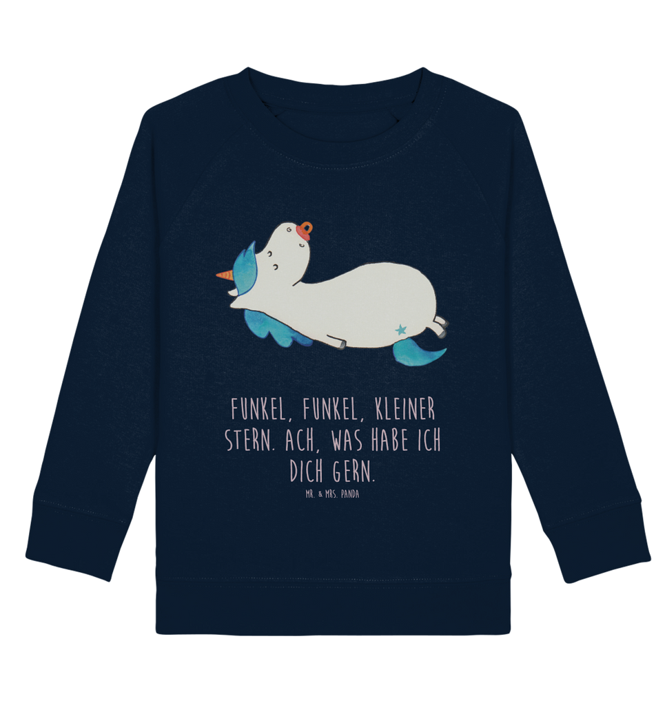 Organic Kinder Pullover Einhorn Schnullie Kinder Pullover, Kinder Sweatshirt, Jungen, Mädchen, Einhorn, Einhörner, Einhorn Deko, Pegasus, Unicorn, Baby, Kleinkind, Geburt, Geburtstag, Säugling, Schnuller, Geschenk Geburt, Mutter, Mama