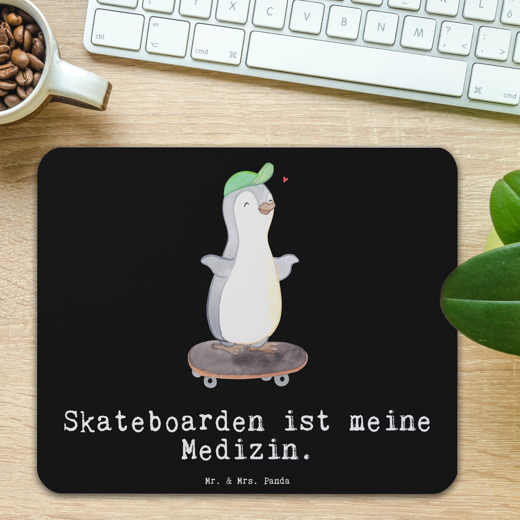 Mauspad Pinguin Skateboarden Medizin Mousepad, Computer zubehör, Büroausstattung, PC Zubehör, Arbeitszimmer, Mauspad, Einzigartiges Mauspad, Designer Mauspad, Mausunterlage, Mauspad Büro, Geschenk, Sport, Sportart, Hobby, Schenken, Danke, Dankeschön, Auszeichnung, Gewinn, Sportler, Skateboarden, Skateboard fahren, Skaten, Skateboard, Skateplatz