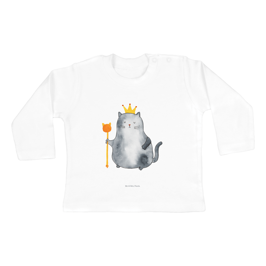 Baby Longsleeve Katzen Koenig Mädchen, Jungen, Baby, Langarm, Bio, Kleidung, Katze, Katzenmotiv, Katzenfan, Katzendeko, Katzenfreund, Katzenliebhaber, Katzenprodukte, Katzenartikel, Katzenaccessoires, Katzensouvenirs, Katzenliebhaberprodukte, Katzenmotive, Katzen, Kater, Mietze, Cat, Cats, Katzenhalter, Katzenbesitzerin, Haustier, König, Königin, Queen, Familie, Mietzhaus, Wohnung, erste eigenen Wohnung, Umzug, Einzug