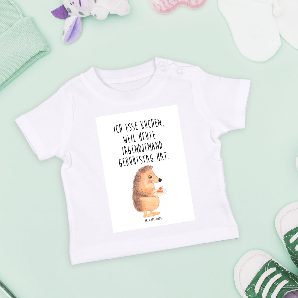 Organic Baby Shirt Igel Kuchenstück Baby T-Shirt, Jungen Baby T-Shirt, Mädchen Baby T-Shirt, Shirt, Tiermotive, Gute Laune, lustige Sprüche, Tiere, Igel, Essen Spruch, Kuchen, Backen Geschenk, Kuchen backen, Einladung Party, Geburtstagskuchen, Torte