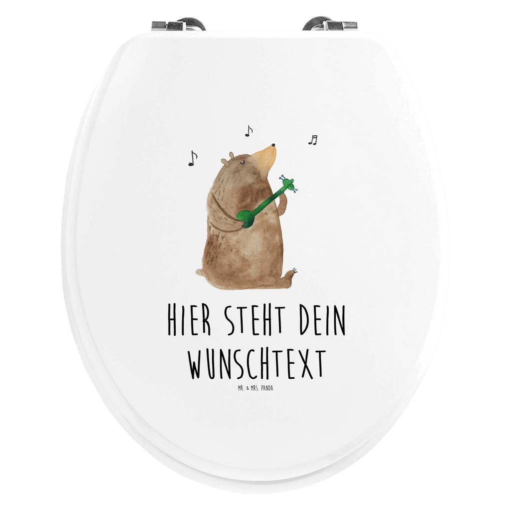 Personalisierter WC Sitz Motiv Bär Lied Personalisierte Klobrille, Personalisierter Klodeckel, Personalisierter Toilettendeckel, Personalisierter WC-Sitz, Toilettendeckel mit Namen, WC Sitz mit Namen, Bär, Teddy, Teddybär, Bärchen, Bear, Liebeslied, Lied, Song, Valentinstag, Valentine, Geschenk, Partner, Liebe, Freundin, Frau, Herz, Spruch