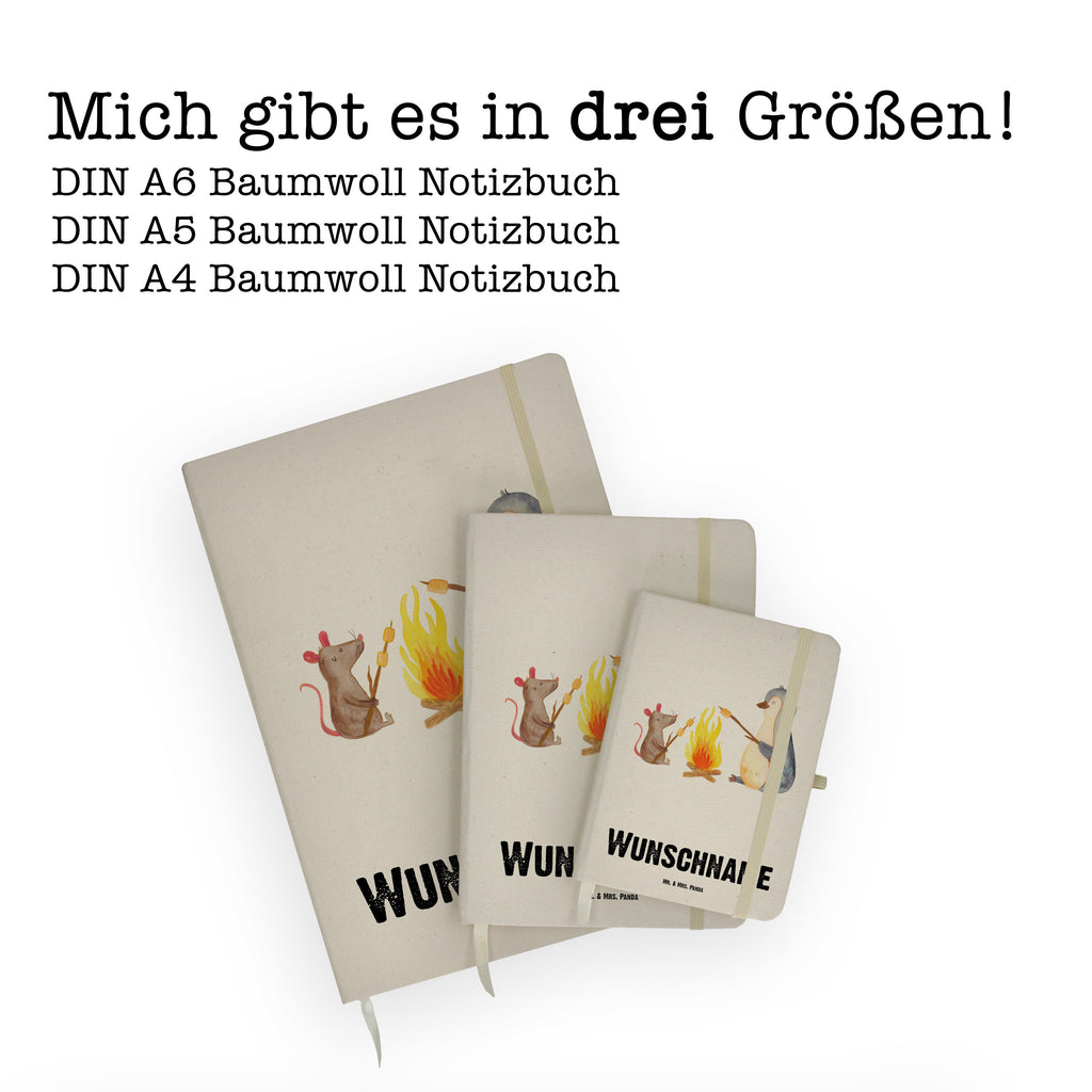 DIN A4 Personalisiertes Notizbuch Pinguin Lagerfeuer Personalisiertes Notizbuch, Notizbuch mit Namen, Notizbuch bedrucken, Personalisierung, Namensbuch, Namen, Pinguin, Maus, Pinguine, Lagerfeuer, Leben, Arbeit, Job, Motivation, Büro, Büroalltag, Lebensspruch, Lebensmotivation, Neustart, Liebe, grillen, Feuer, Marshmallows