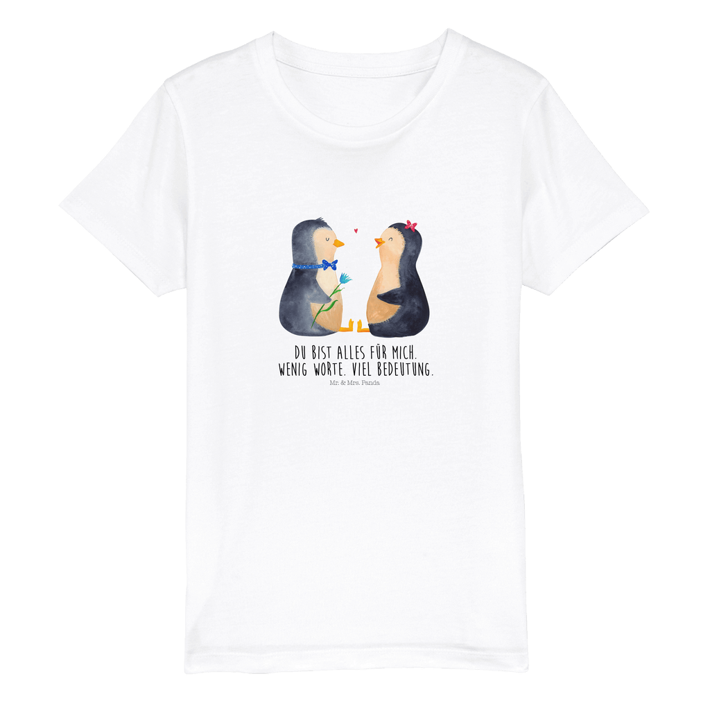 Organic Kinder T-Shirt Pinguin Pärchen Kinder T-Shirt, Kinder T-Shirt Mädchen, Kinder T-Shirt Jungen, Pinguin, Pinguine, Liebe, Liebespaar, Liebesbeweis, Liebesgeschenk, Verlobung, Jahrestag, Hochzeitstag, Hochzeit, Hochzeitsgeschenk, große Liebe, Traumpaar