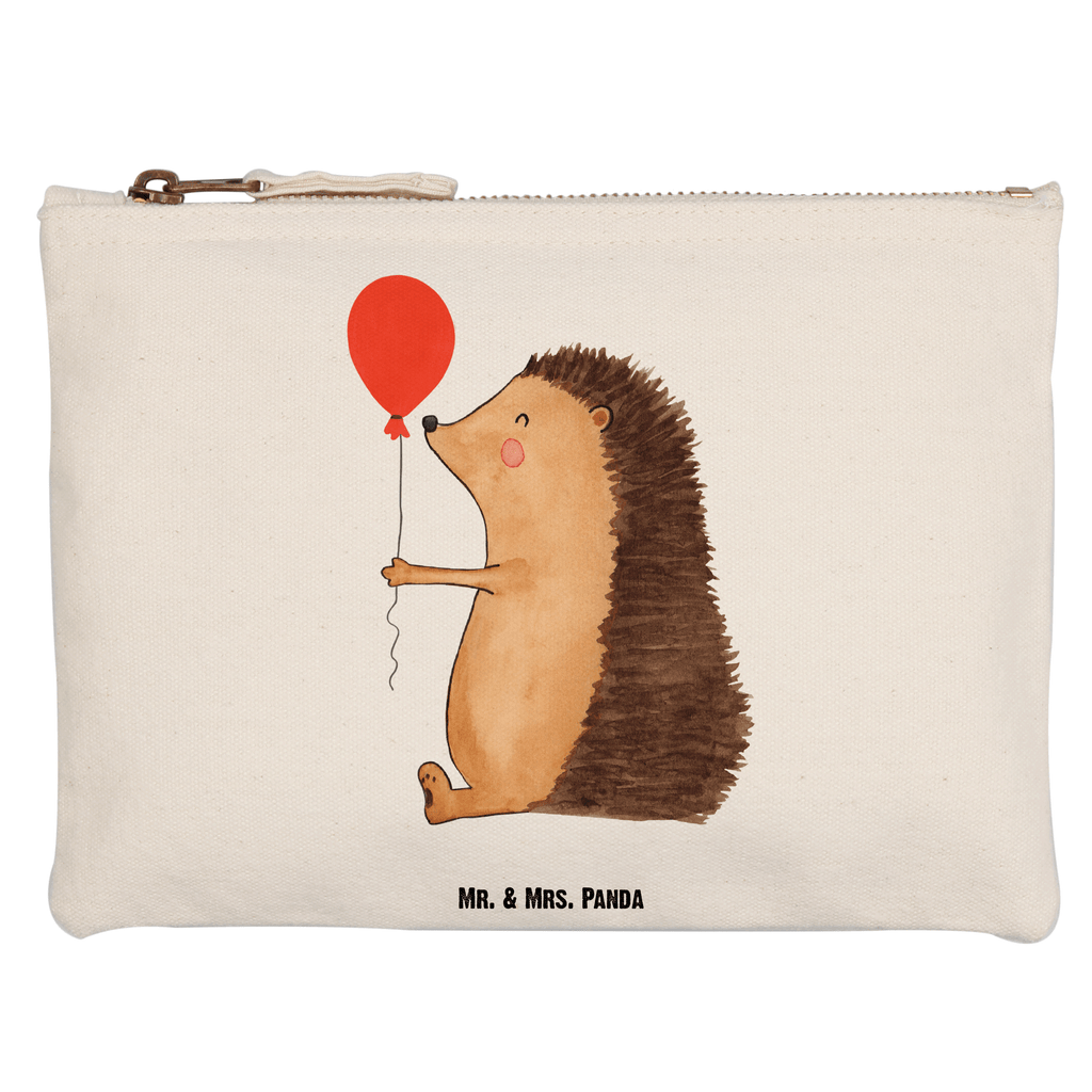 Schminktasche Igel mit Luftballon Schminktasche, Kosmetiktasche, Kosmetikbeutel, Stiftemäppchen, Etui, Federmappe, Makeup, XXL, Schminketui, Kosmetiketui, Schlamperetui, Tiermotive, Gute Laune, lustige Sprüche, Tiere, Igel, Geburtstag, Herzlichen Glückwunsch, Glückwunsch, Geburtstagskind, Ballon, Happy Birthday