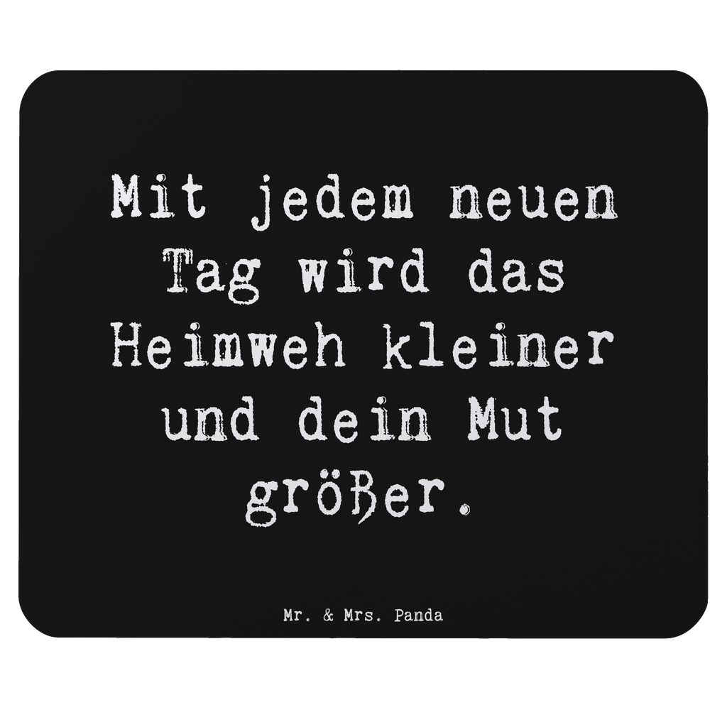 Mauspad Spruch Heimweh überwinden Mut Mousepad, Computer zubehör, Büroausstattung, PC Zubehör, Arbeitszimmer, Mauspad, Einzigartiges Mauspad, Designer Mauspad, Mausunterlage, Mauspad Büro