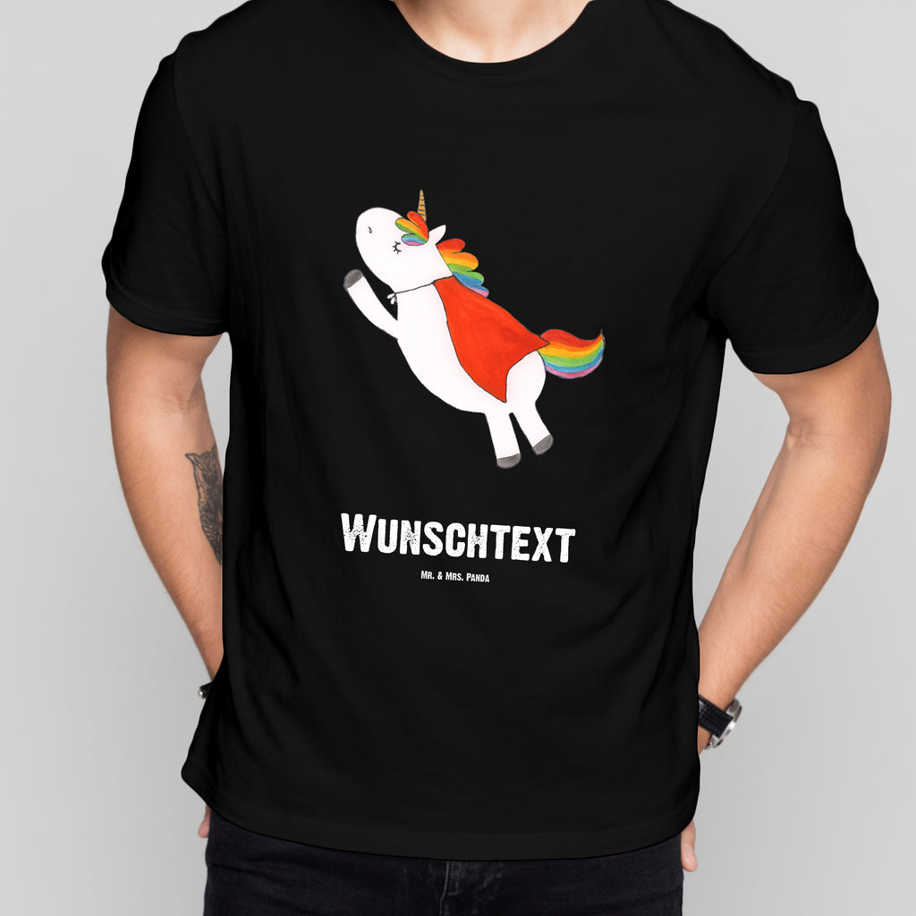 Personalisiertes T-Shirt Einhorn Super T-Shirt Personalisiert, T-Shirt mit Namen, T-Shirt mit Aufruck, Männer, Frauen, Wunschtext, Bedrucken, Einhorn, Einhörner, Einhorn Deko, Pegasus, Unicorn, Traummann, Superheld, Held, Freundin, Geschenk, Girl, Mädchen