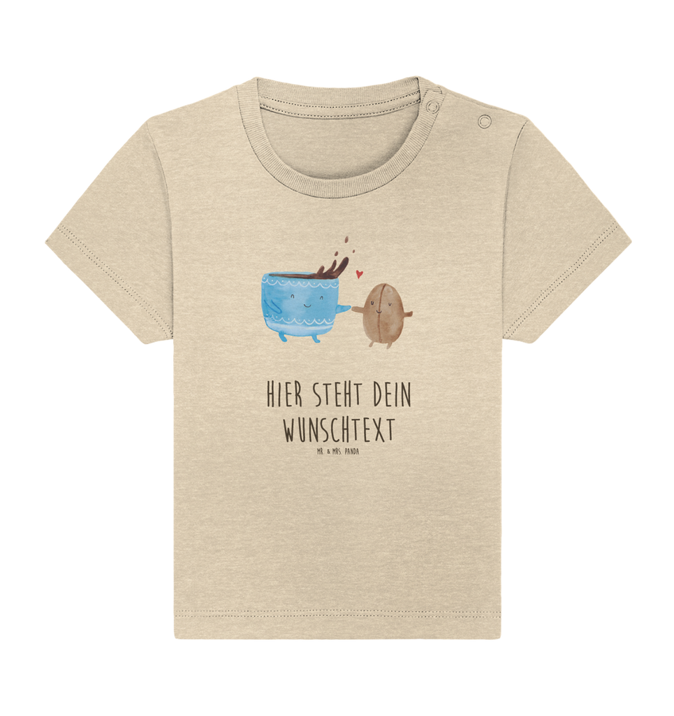 Personalisiertes Baby Shirt Kaffee Bohne Personalisiertes Baby T-Shirt, Personalisiertes Jungen Baby T-Shirt, Personalisiertes Mädchen Baby T-Shirt, Personalisiertes Shirt, Tiermotive, Gute Laune, lustige Sprüche, Tiere, Kaffee, Kaffeebohne, Genuss, Zufriedenheit, Glück