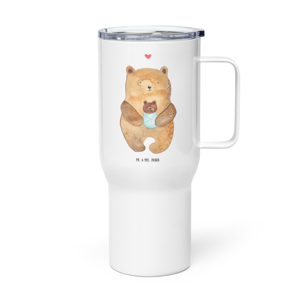 XXL Thermobecher Bär Baby Thermobecher, XL Thermobecher, Reisebecher, XL Reisetasse, Großer Thermobecher, Autobecher, Jumbo Becher, Bär, Teddy, Teddybär, Eltern, Mutter, Baby, Taufe, Geburt, Nichte, Neffe, Enkel, Enkelin, Täufling, Geburtstag, Glückwunsch