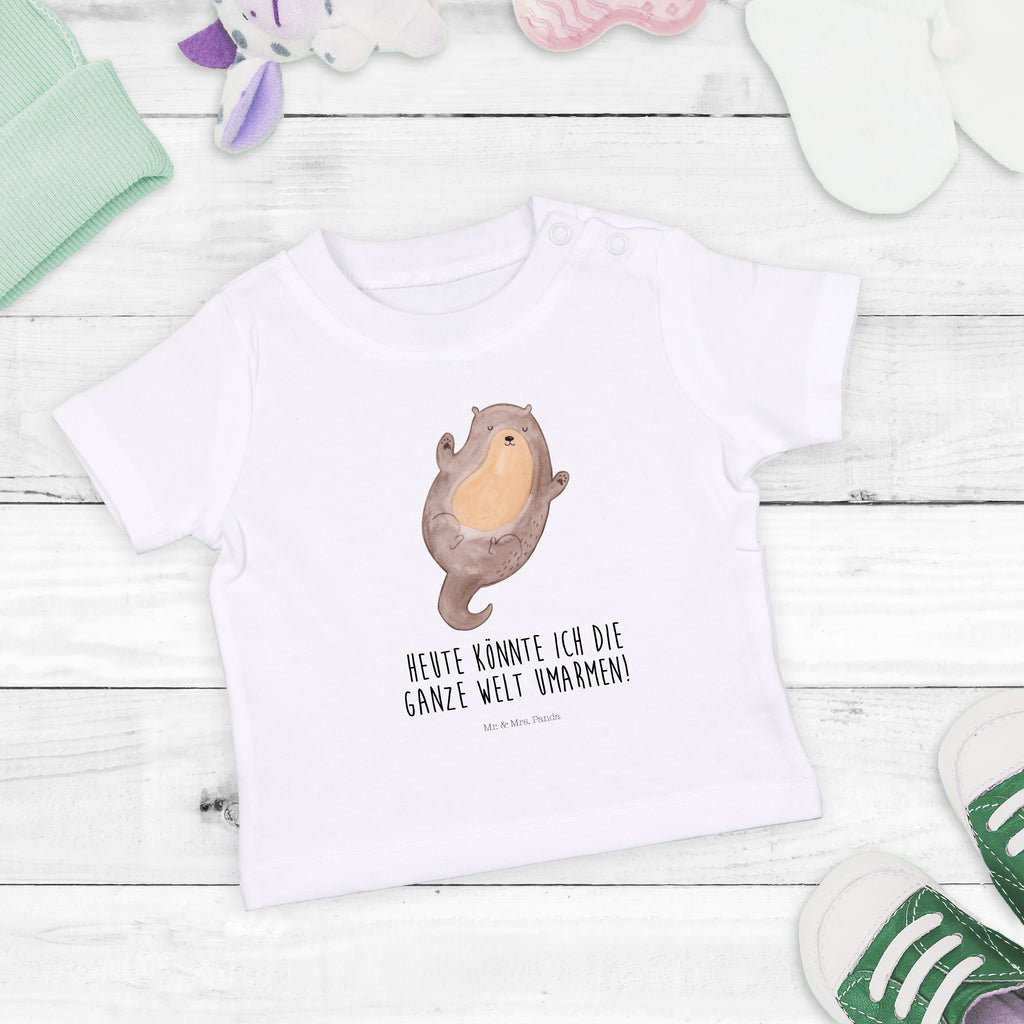 Organic Baby Shirt Otter Umarmen Baby T-Shirt, Jungen Baby T-Shirt, Mädchen Baby T-Shirt, Shirt, Otter, Fischotter, Seeotter, Otter Seeotter See Otter