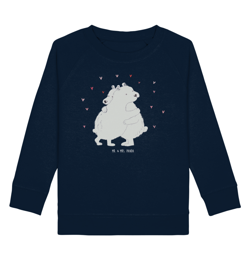 Organic Kinder Pullover Eisbär Umarmen Kinder Pullover, Kinder Sweatshirt, Jungen, Mädchen, Tiermotive, Gute Laune, lustige Sprüche, Tiere