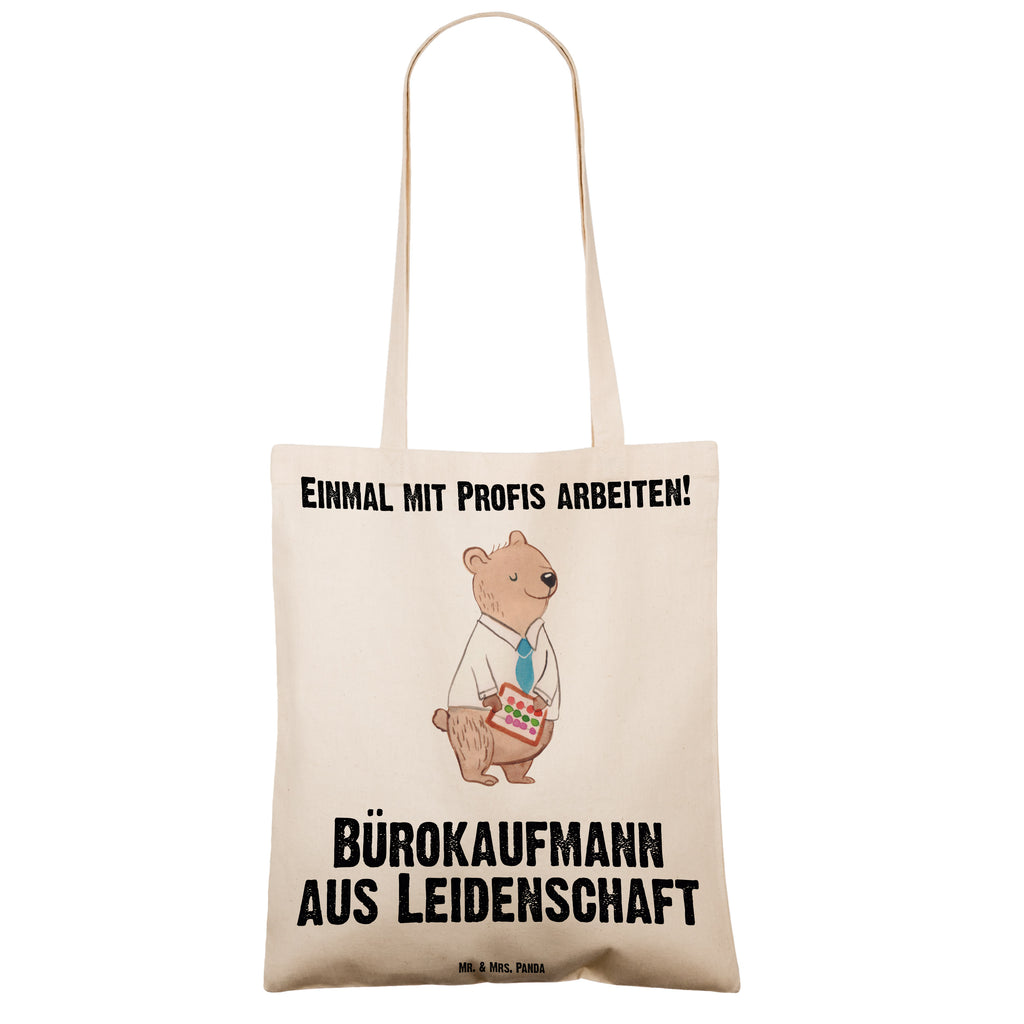 Tragetasche Bürokaufmann aus Leidenschaft Beuteltasche, Beutel, Einkaufstasche, Jutebeutel, Stoffbeutel, Tasche, Shopper, Umhängetasche, Strandtasche, Schultertasche, Stofftasche, Tragetasche, Badetasche, Jutetasche, Einkaufstüte, Laptoptasche, Beruf, Ausbildung, Jubiläum, Abschied, Rente, Kollege, Kollegin, Geschenk, Schenken, Arbeitskollege, Mitarbeiter, Firma, Danke, Dankeschön, Bürokaufmann, Kaufmann für Büromanagement