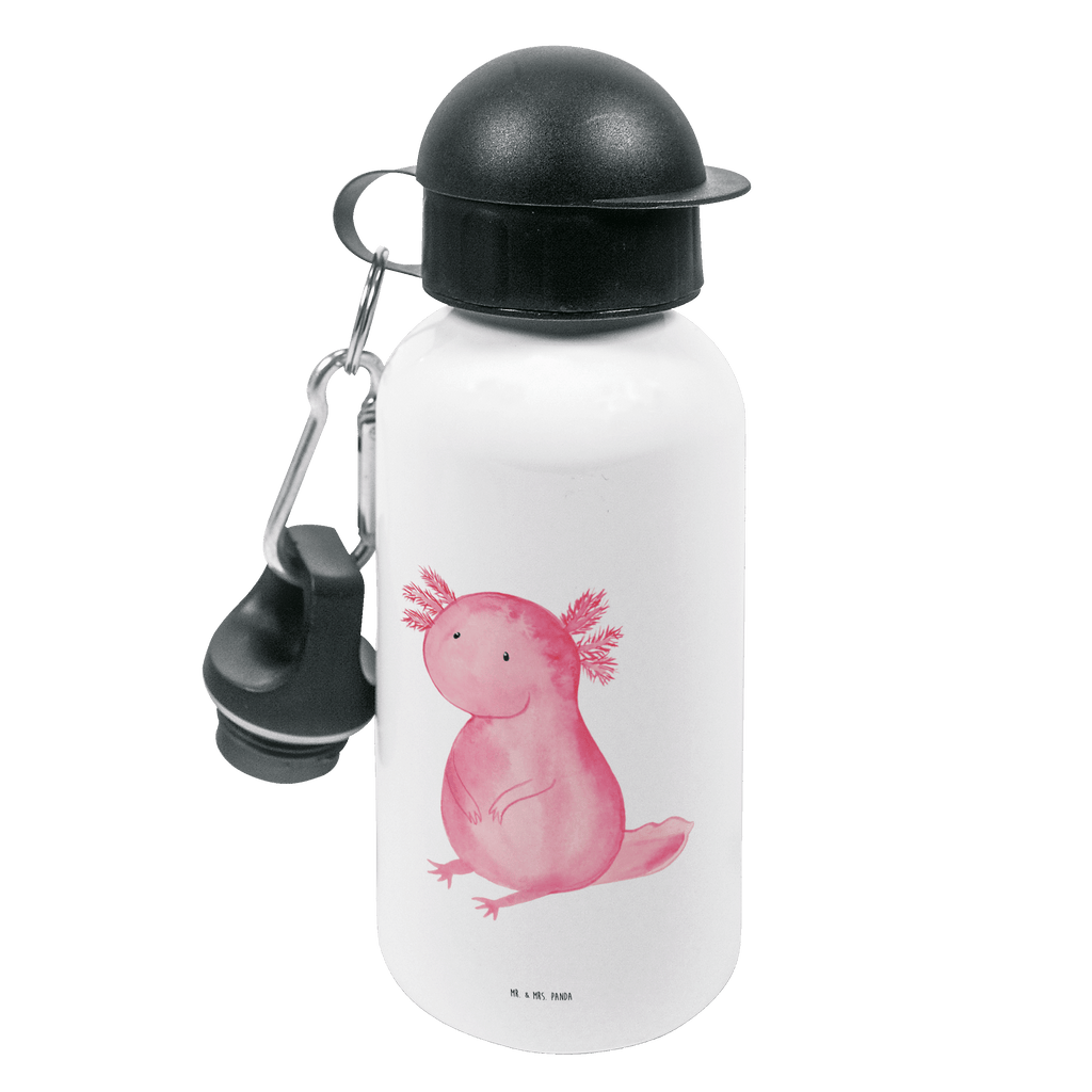 Kindertrinkflasche Axolotl Kindertrinkflasche, Kinder Trinkflasche, Trinkflasche, Flasche, Kinderflasche, Kinder, Kids, Kindergarten Flasche, Grundschule, Jungs, Mädchen, Axolotl, Molch, Axolot, vergnügt, fröhlich, zufrieden, Lebensstil, Weisheit, Lebensweisheit, Liebe, Freundin