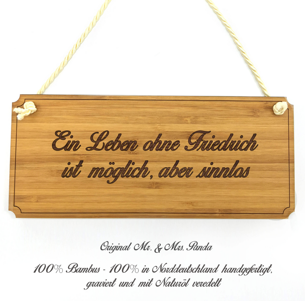 Türschild Classic Schild Friedrich Dekoschild, Schild, Wanddeko, Werbeschild, Holzschild, Reklameschild, Türschild, Küchenschild, Wandschild, Holztafel, Motivschild, Spruchschild, Landhaus, Shabby, graviert