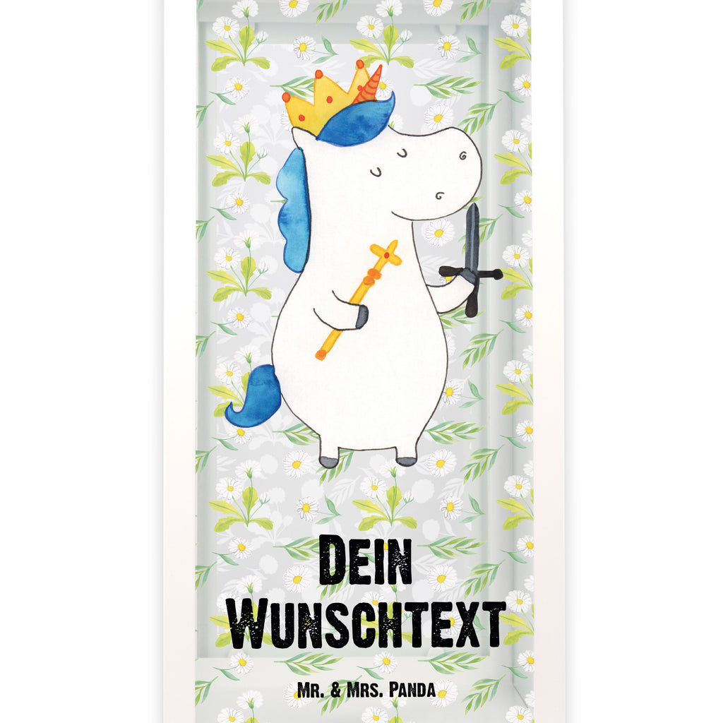 Personalisierte Deko Laterne Einhorn König mit Schwert Gartenlampe, Gartenleuchte, Gartendekoration, Gartenlicht, Laterne kleine Laternen, XXL Laternen, Laterne groß, Einhorn, Einhörner, Einhorn Deko, Pegasus, Unicorn, König, Ritter, Mittelalter