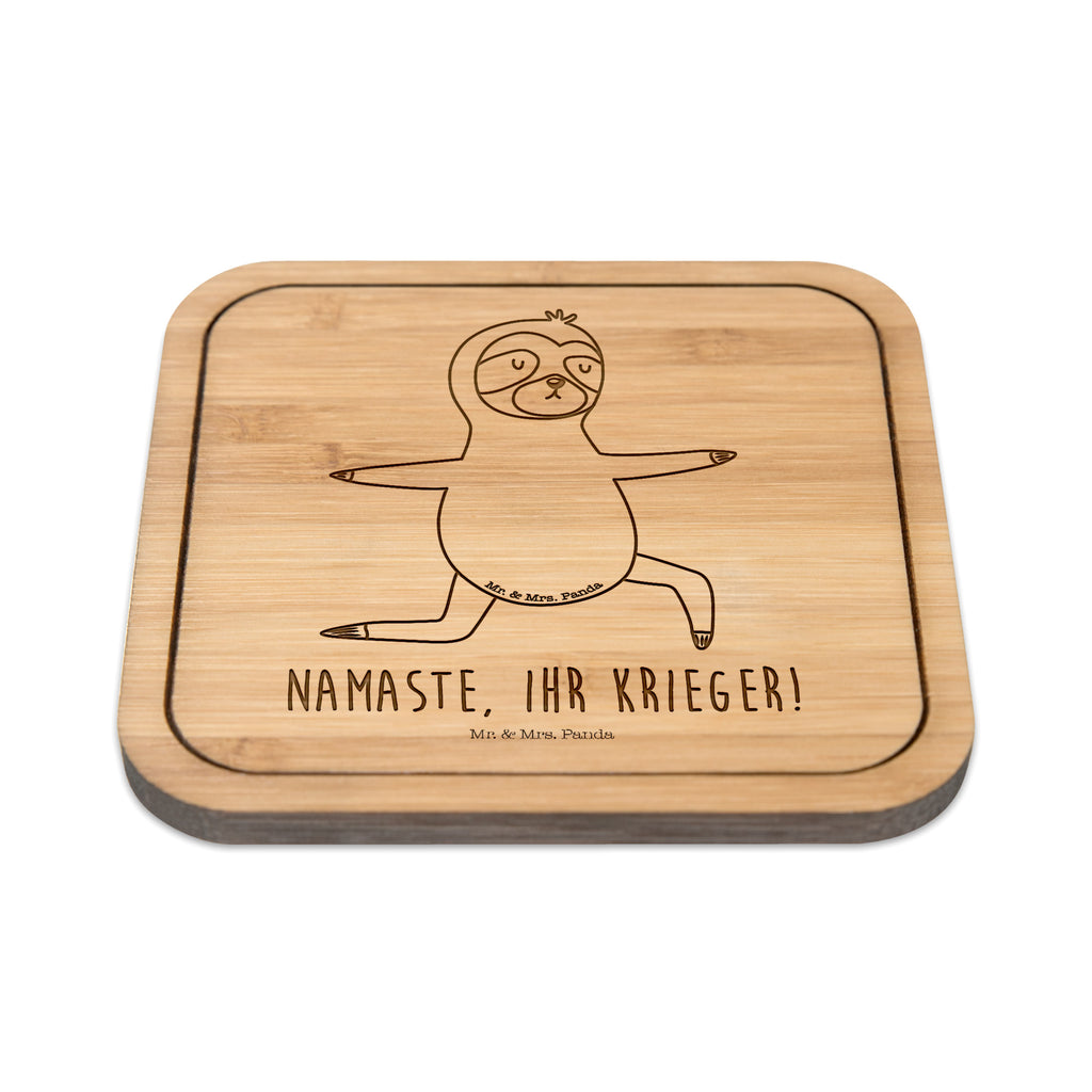 Untersetzer quadratisch Faultier Yoga Untersetzer, Bierdeckel, Glasuntersetzer, Untersetzer Gläser, Getränkeuntersetzer, Faultier, Faultier Geschenk, Faultier Deko, Faultiere, faul, Lieblingstier, Yoga, Namaste, Krieger, Yogaübungen, Meditation, Atmung, Gelassenheit, Entspannung