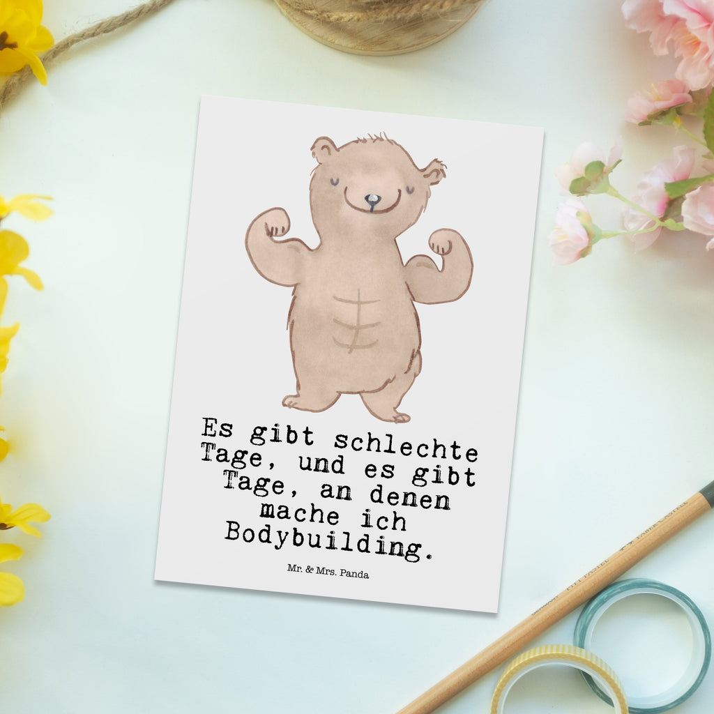 Postkarte Bär Bodybuilding Tage Postkarte, Karte, Geschenkkarte, Grußkarte, Einladung, Ansichtskarte, Geburtstagskarte, Einladungskarte, Dankeskarte, Ansichtskarten, Einladung Geburtstag, Einladungskarten Geburtstag, Geschenk, Sport, Sportart, Hobby, Schenken, Danke, Dankeschön, Auszeichnung, Gewinn, Sportler, Bodybuilding, Muskelmasse, Körpergestaltung, Leistungssport