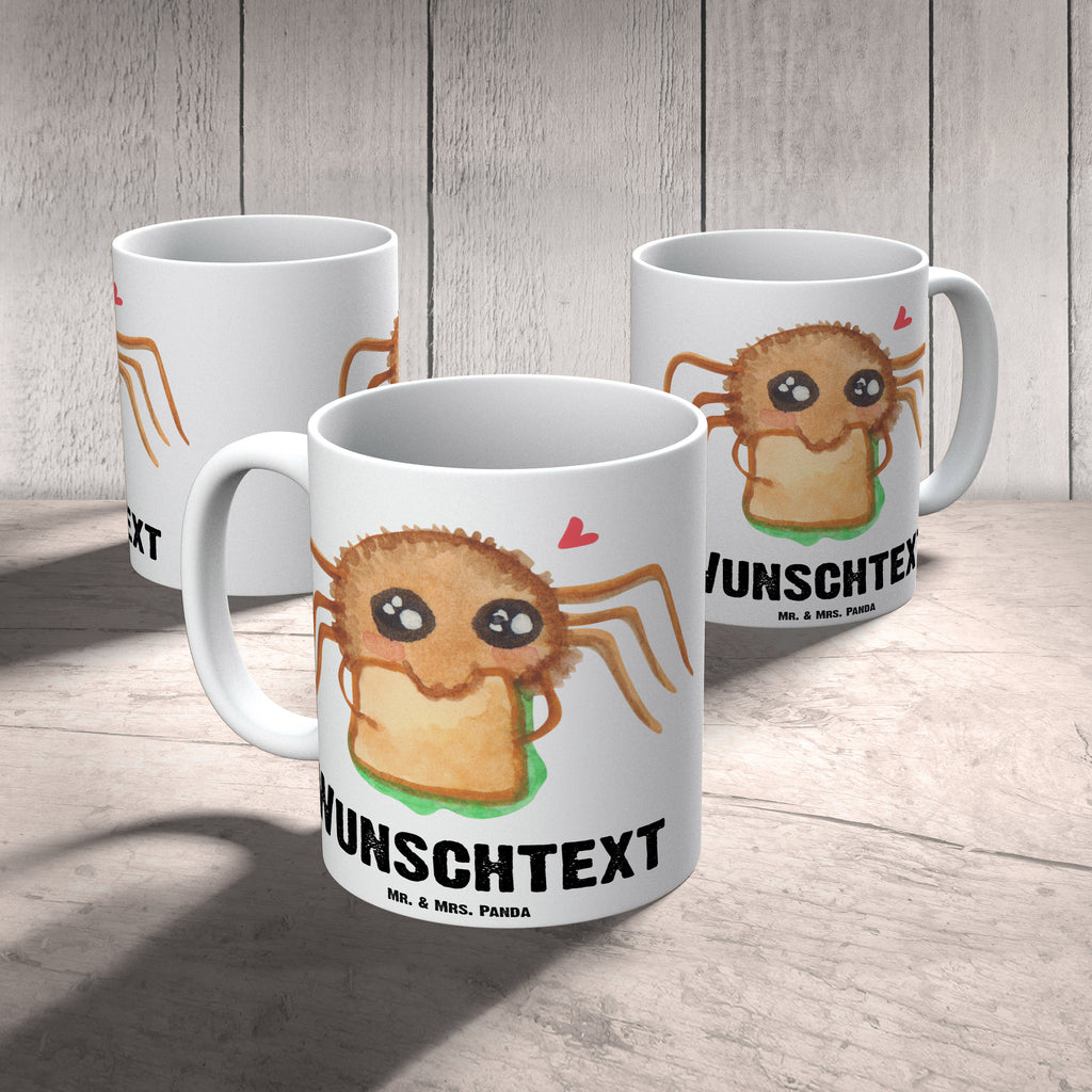 Personalisierte Tasse Spinne Agathe Sandwich Personalisierte Tasse, Namenstasse, Wunschname, Personalisiert, Tasse, Namen, Drucken, Tasse mit Namen, Spinne Agathe, Spinne, Agathe, Videos, Merchandise, Glück, Mut, Hungrig, Verfressen, Lebensfreude, Alles wird gut, Hunger