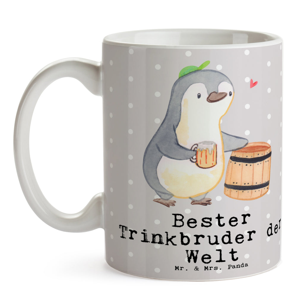 Tasse Pinguin Bester Trinkbruder der Welt Tasse, Kaffeetasse, Teetasse, Becher, Kaffeebecher, Teebecher, Keramiktasse, Porzellantasse, Büro Tasse, Geschenk Tasse, Tasse Sprüche, Tasse Motive, Kaffeetassen, Tasse bedrucken, Designer Tasse, Cappuccino Tassen, Schöne Teetassen, für, Dankeschön, Geschenk, Schenken, Geburtstag, Geburtstagsgeschenk, Geschenkidee, Danke, Bedanken, Mitbringsel, Freude machen, Geschenktipp, Trinkbruder, Trinkkumpel, Kumpel, Saufkumpane, Kumpane, Trinken, Party, Kleinigkeit