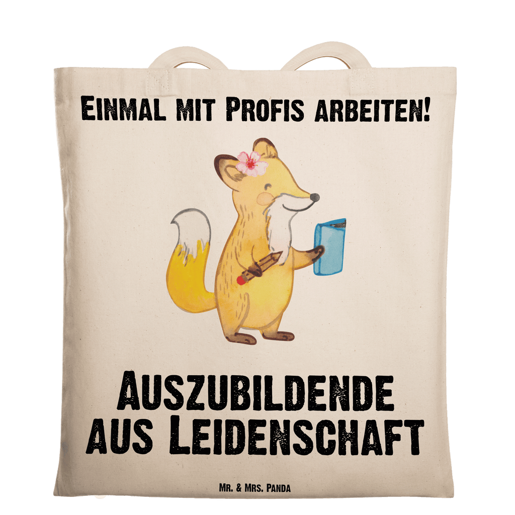 Tragetasche Auszubildende aus Leidenschaft Beuteltasche, Beutel, Einkaufstasche, Jutebeutel, Stoffbeutel, Tasche, Shopper, Umhängetasche, Strandtasche, Schultertasche, Stofftasche, Tragetasche, Badetasche, Jutetasche, Einkaufstüte, Laptoptasche, Beruf, Ausbildung, Jubiläum, Abschied, Rente, Kollege, Kollegin, Geschenk, Schenken, Arbeitskollege, Mitarbeiter, Firma, Danke, Dankeschön, Auszubildende, Azubine, Ausbildungsbeginn, Abschlussprüfung, Beginn der Ausbildung, Glücksbringer zur Ausbildung