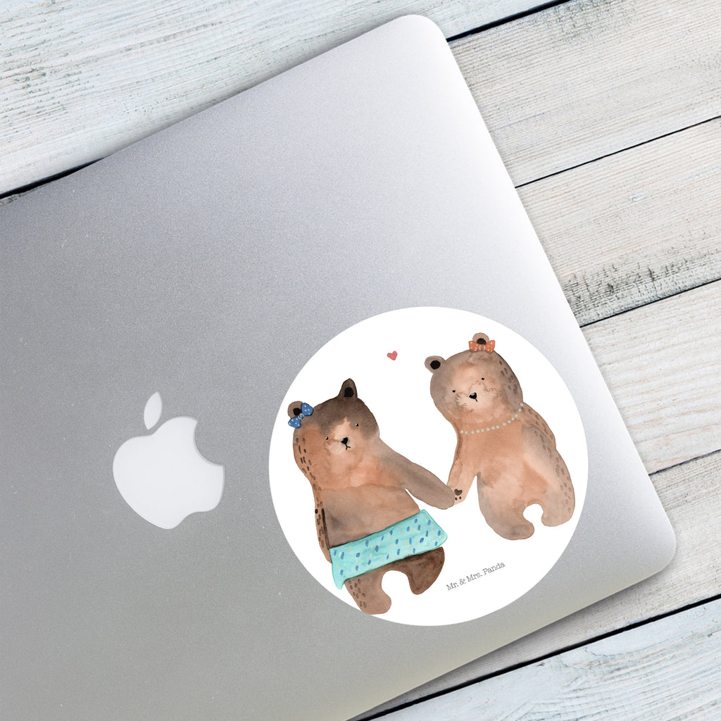 Rund Aufkleber Bär Freundin Sticker, Aufkleber, Etikett, Bär, Teddy, Teddybär, Bär Freundin Beste Freund Liebe Liebesbeweis Verliebt Kumpel Kumpeliene