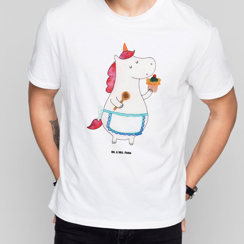 T-Shirt Standard Einhorn Küchenfee T-Shirt, Shirt, Tshirt, Lustiges T-Shirt, T-Shirt mit Spruch, Party, Junggesellenabschied, Jubiläum, Geburstag, Herrn, Damen, Männer, Frauen, Schlafshirt, Nachthemd, Sprüche, Einhorn, Einhörner, Einhorn Deko, Pegasus, Unicorn, backen, Muffin, Motivation, Träumer, träumen, Bäckerin, Hobbykoch, Koch, Torte, Kuchen