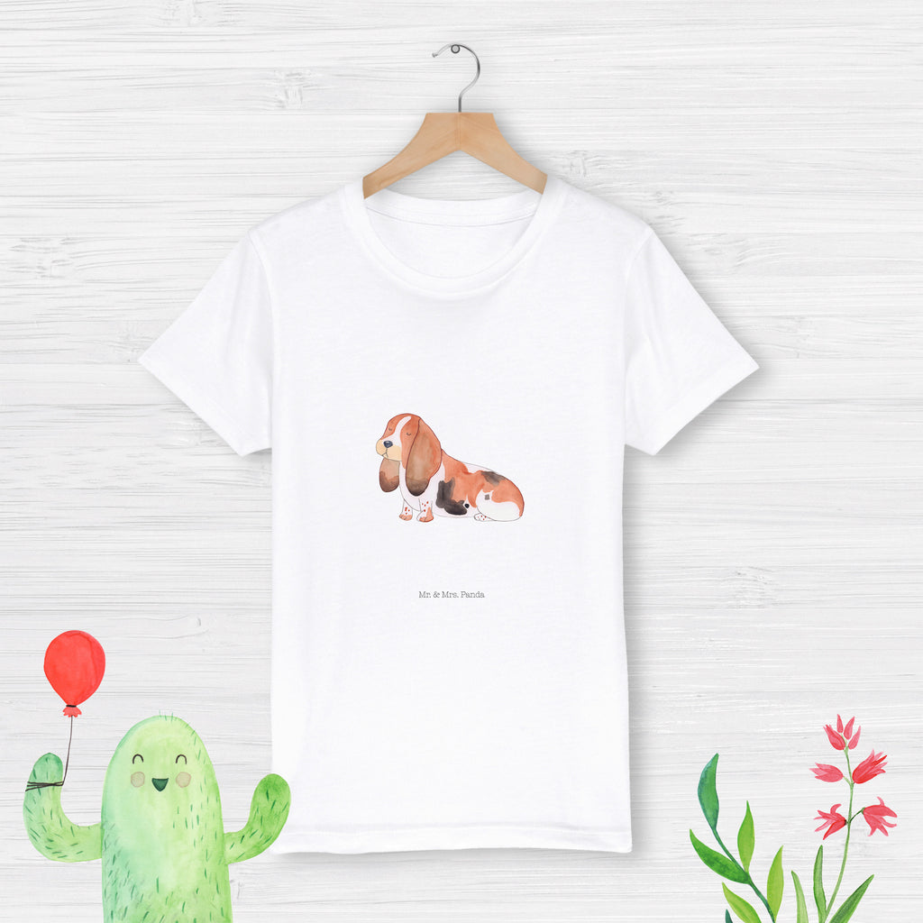 Organic Kinder T-Shirt Hund Basset Hound Kinder T-Shirt, Kinder T-Shirt Mädchen, Kinder T-Shirt Jungen, Hund, Hundemotiv, Haustier, Hunderasse, Tierliebhaber, Hundebesitzer, Sprüche, Basset Hound, Basset, Hundeliebe, kinderlos