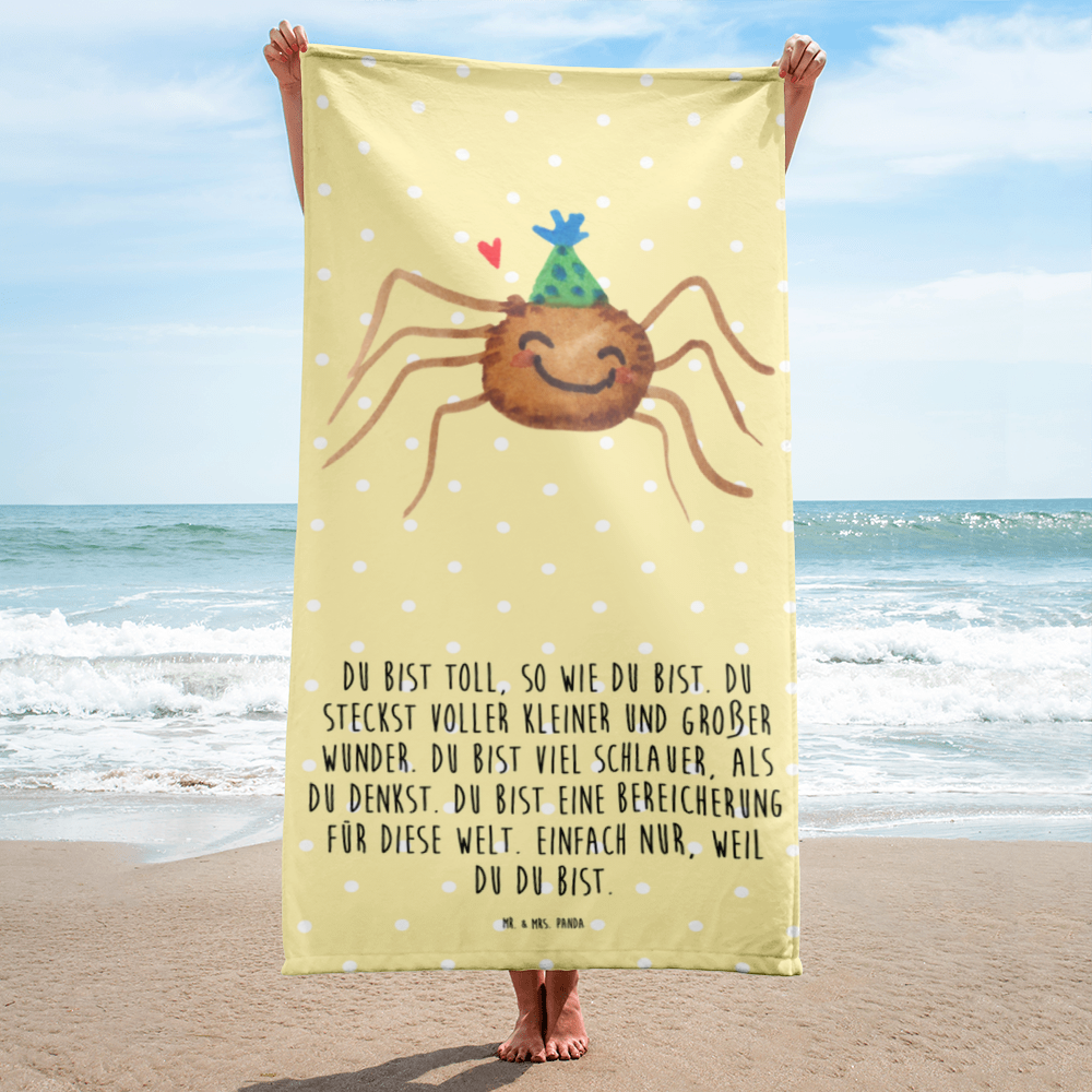 XL Badehandtuch Spinne Agathe Party Handtuch, Badetuch, Duschtuch, Strandtuch, Saunatuch, Spinne Agathe, Spinne, Agathe, Videos, Merchandise, Selbstliebe, Wunder, Motivation, Glück