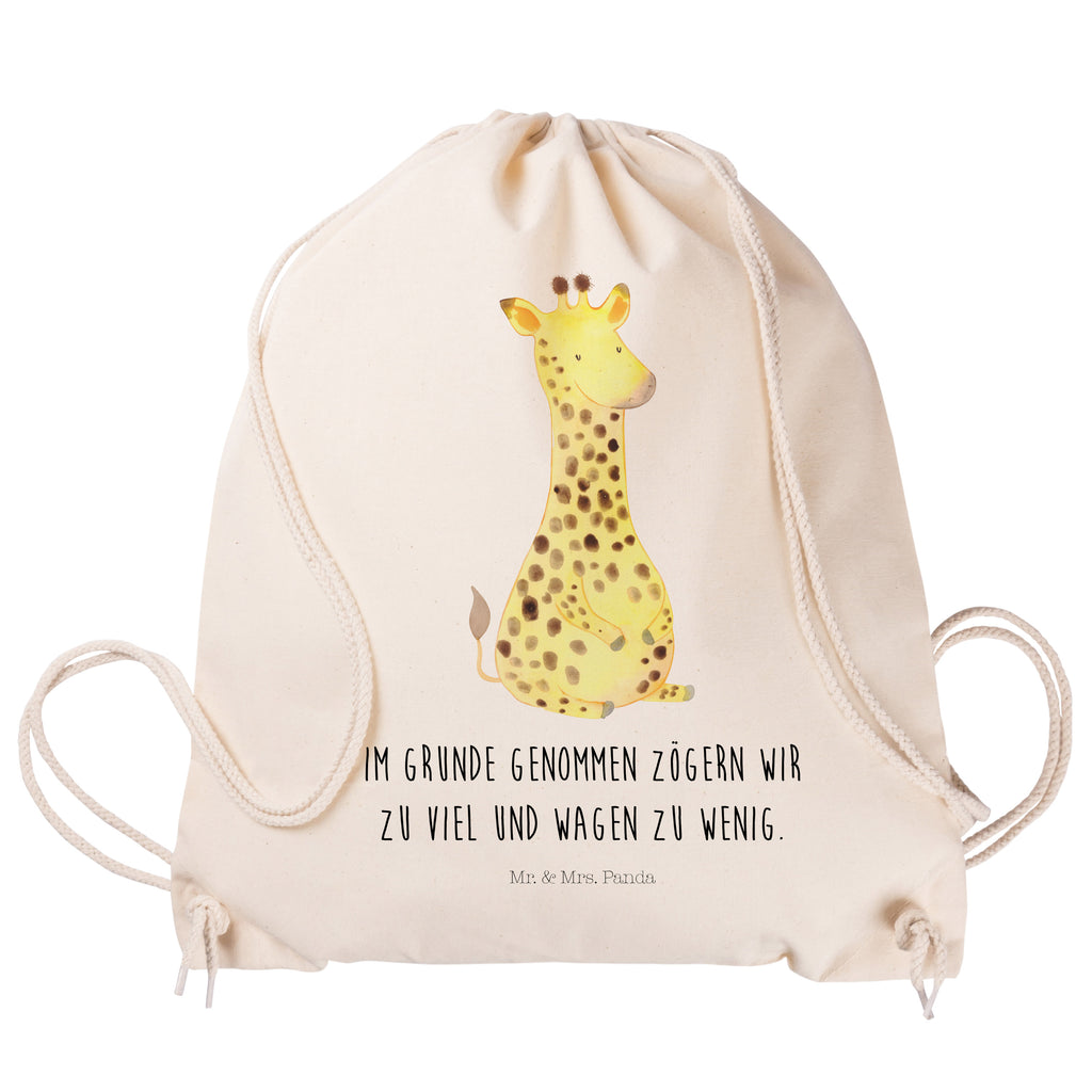 Sportbeutel Giraffe Zufrieden Sportbeutel, Turnbeutel, Beutel, Sporttasche, Tasche, Stoffbeutel, Sportbeutel Kinder, Gymsack, Beutel Rucksack, Kleine Sporttasche, Sportzubehör, Turnbeutel Baumwolle, Afrika, Wildtiere, Giraffe, Zufrieden, Glück, Abenteuer