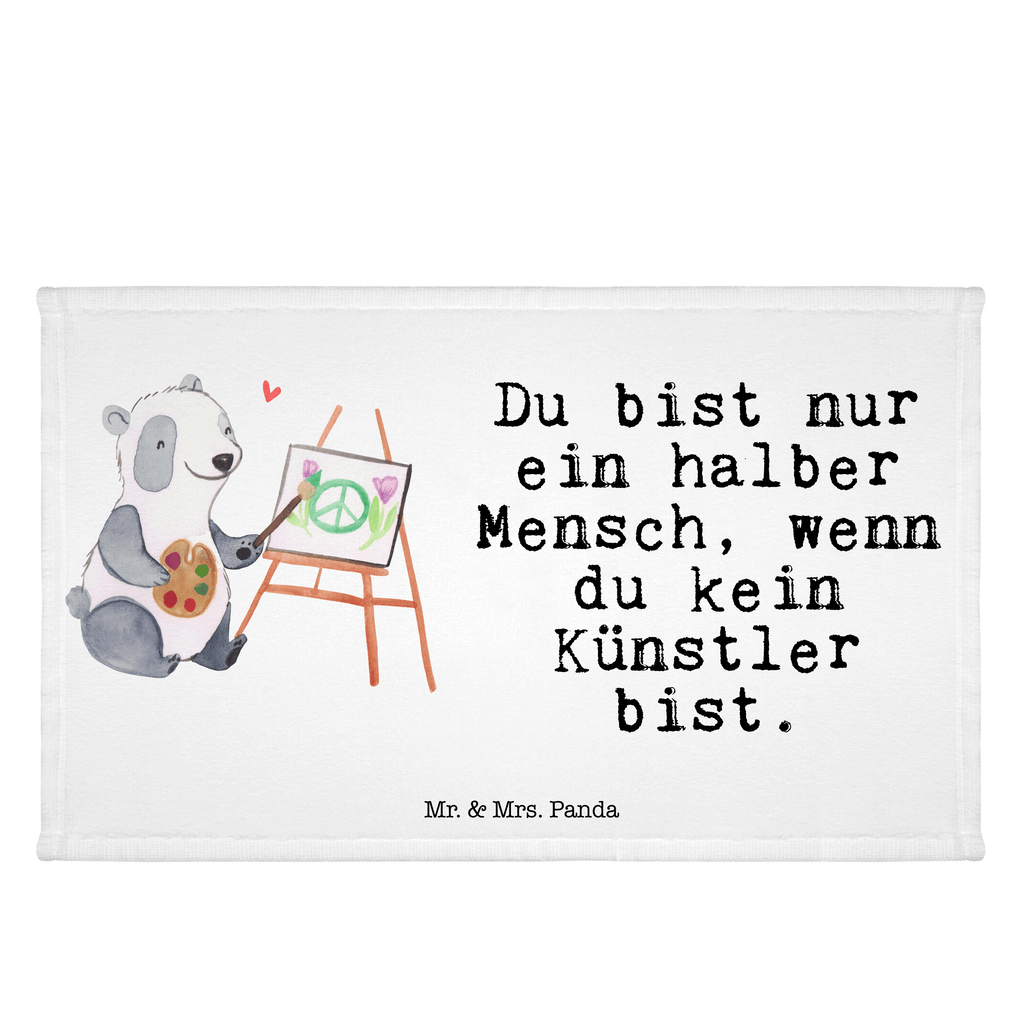 Handtuch Künstler mit Herz Gästetuch, Reisehandtuch, Sport Handtuch, Frottier, Kinder Handtuch, Beruf, Ausbildung, Jubiläum, Abschied, Rente, Kollege, Kollegin, Geschenk, Schenken, Arbeitskollege, Mitarbeiter, Firma, Danke, Dankeschön, Künstler, Maler, Kunstmaler, Galerie Eröffnung, Kunstschule