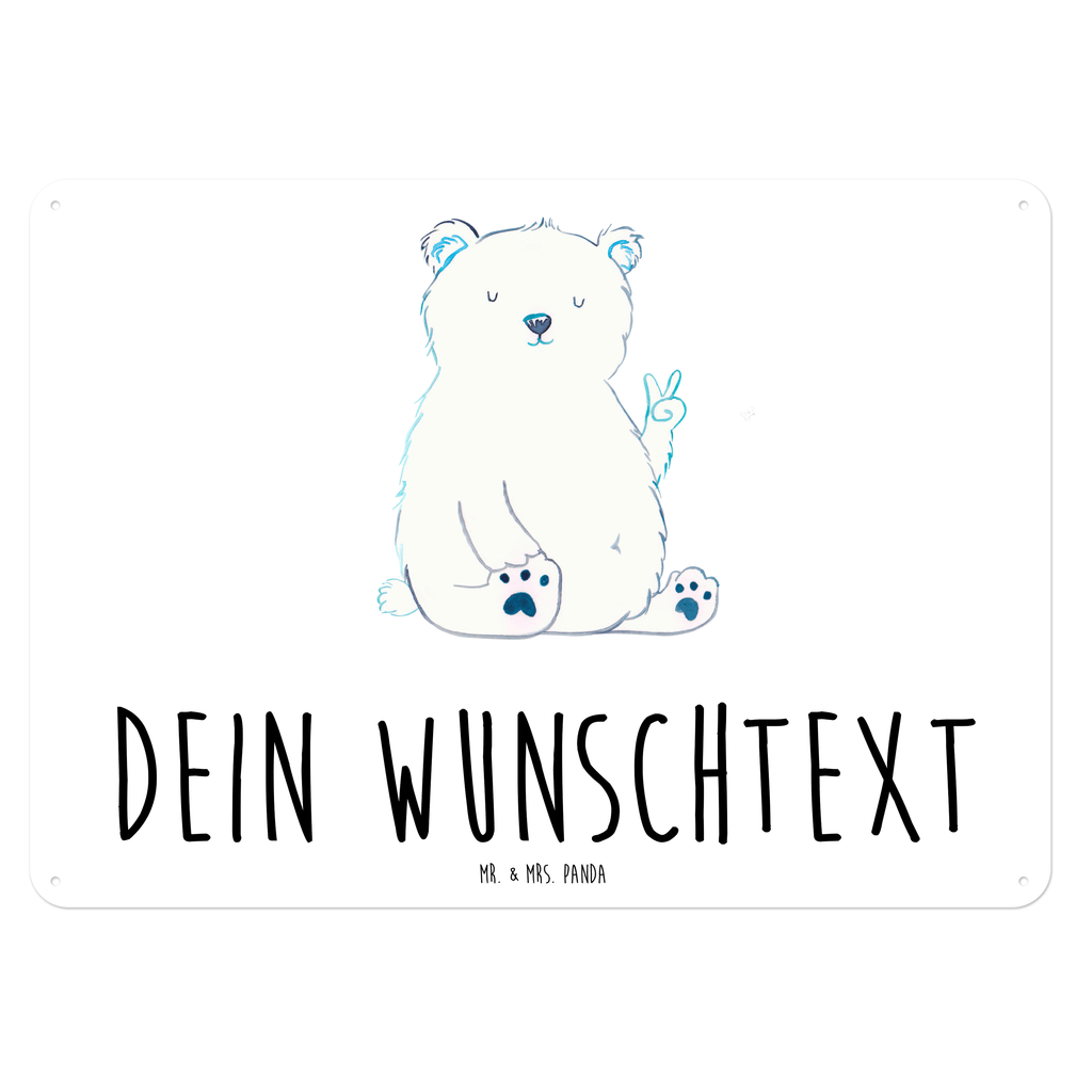 Personalisiertes Blechschild Eisbär Faul Blechschild, Metallschild, Geschenk Schild, Schild, Magnet-Metall-Schild, Deko Schild, Wandschild, Wand-Dekoration, Türschild, Bär, Teddy, Teddybär, Eisbär, Nordpol, Faul, Entspannen, Relaxen, Büro, Arbeit, Bürojob, Arbeitsplatz, Homeoffice