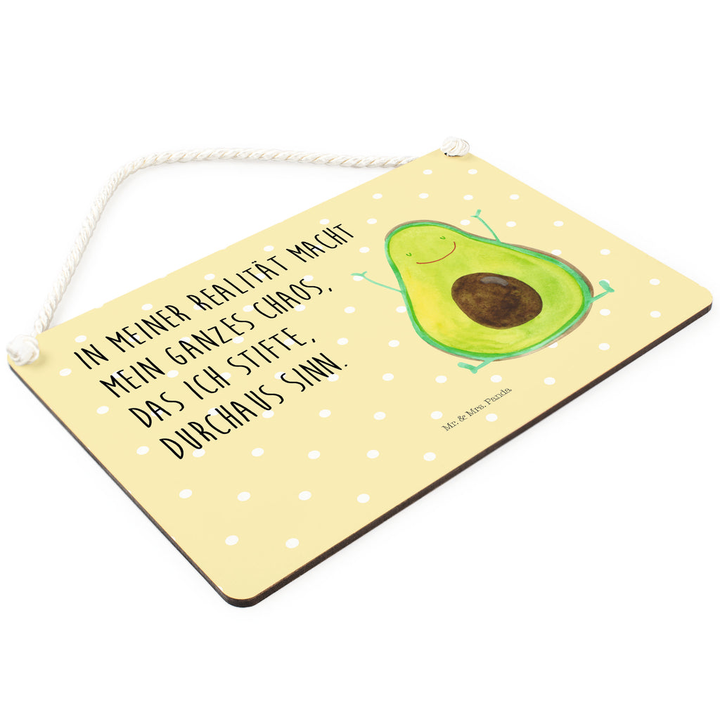 Deko Schild Avocado Happy Dekoschild, Deko Schild, Schild, Tür Schild, Türschild, Holzschild, Wandschild, Wanddeko, Avocado, Veggie, Vegan, Gesund, Chaos