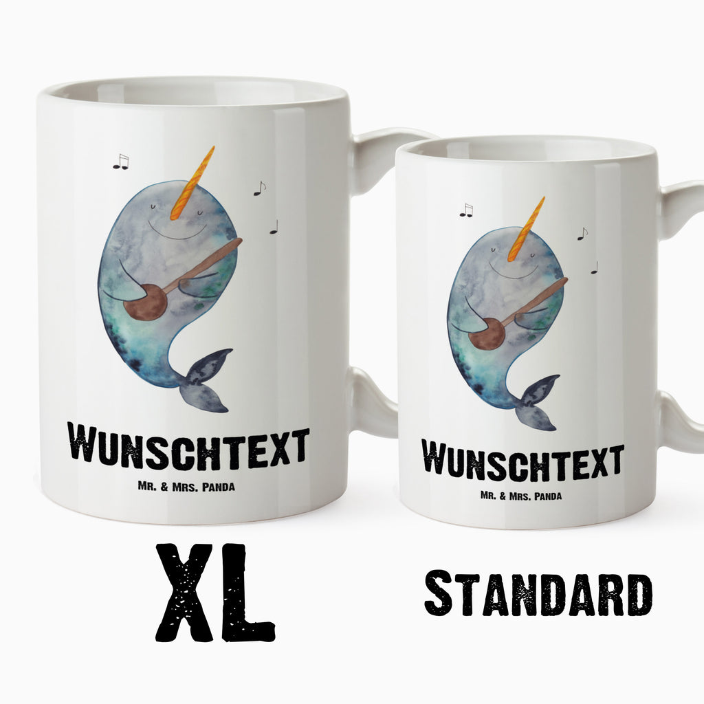 Personalisierte XL Tasse Narwal Gitarre Personalisierte XL Tasse, Personalisierte Große Tasse, Personalisierte Grosse Kaffeetasse, PErsonalisierter XL Becher, XL Teetasse mit Namen, XL Becher mit Namen, spülmaschinenfest, Jumbo Tasse, Groß, Personalisiert, XL Tasse mit Namen, XL Namenstasse, Jumbo Namenstasse, Meerestiere, Meer, Urlaub, Narwal, Wal, Tanzen, Probleme, Problemlösung, Frust, Gespräche, Gitarre