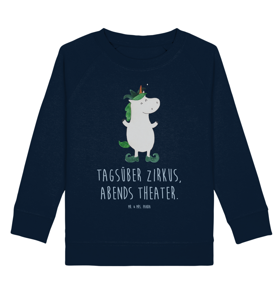 Organic Kinder Pullover Einhorn Joker Kinder Pullover, Kinder Sweatshirt, Jungen, Mädchen, Einhorn, Einhörner, Einhorn Deko, Pegasus, Unicorn, Hofnarr, Kasper, Gaukler, Mittelalter