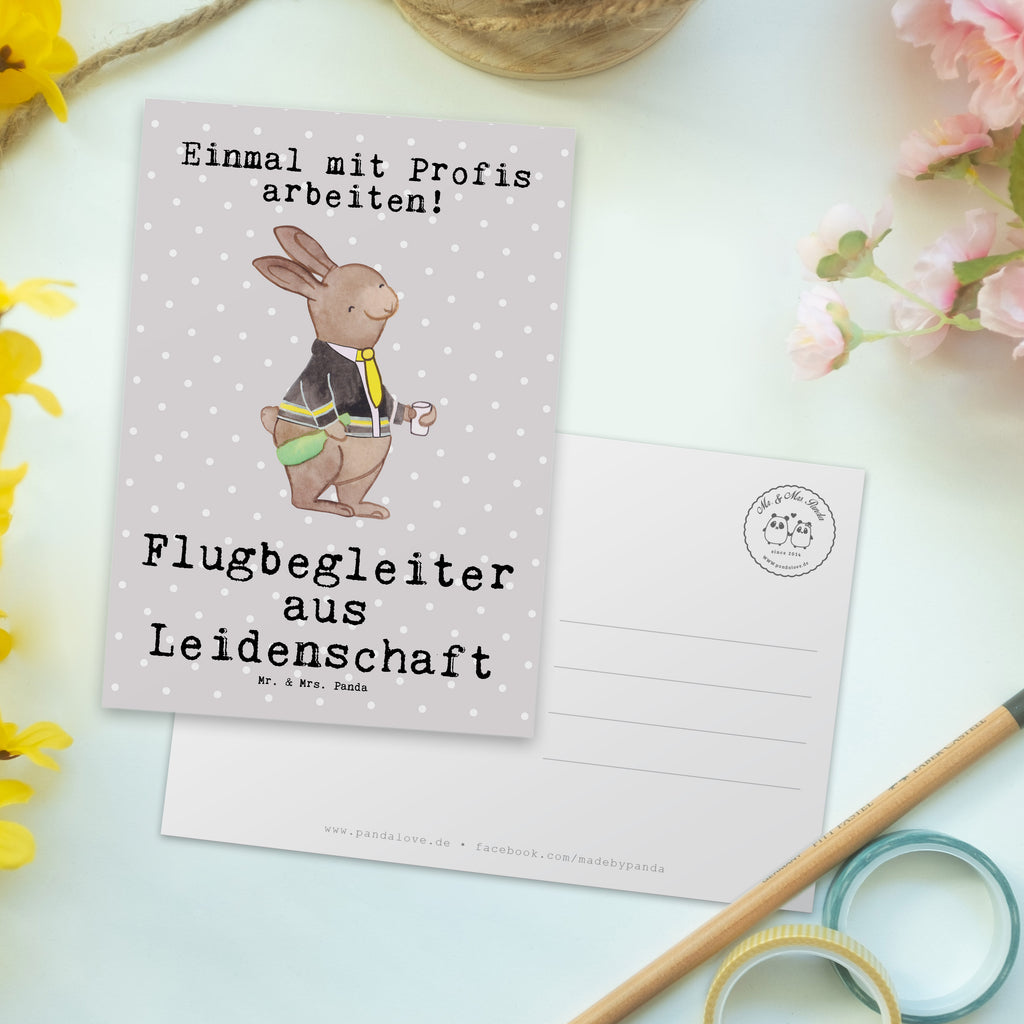 Postkarte Flugbegleiter aus Leidenschaft Postkarte, Karte, Geschenkkarte, Grußkarte, Einladung, Ansichtskarte, Geburtstagskarte, Einladungskarte, Dankeskarte, Ansichtskarten, Einladung Geburtstag, Einladungskarten Geburtstag, Beruf, Ausbildung, Jubiläum, Abschied, Rente, Kollege, Kollegin, Geschenk, Schenken, Arbeitskollege, Mitarbeiter, Firma, Danke, Dankeschön, Flugbegleiter, Steward, Flugsteward, Flight-Attendant