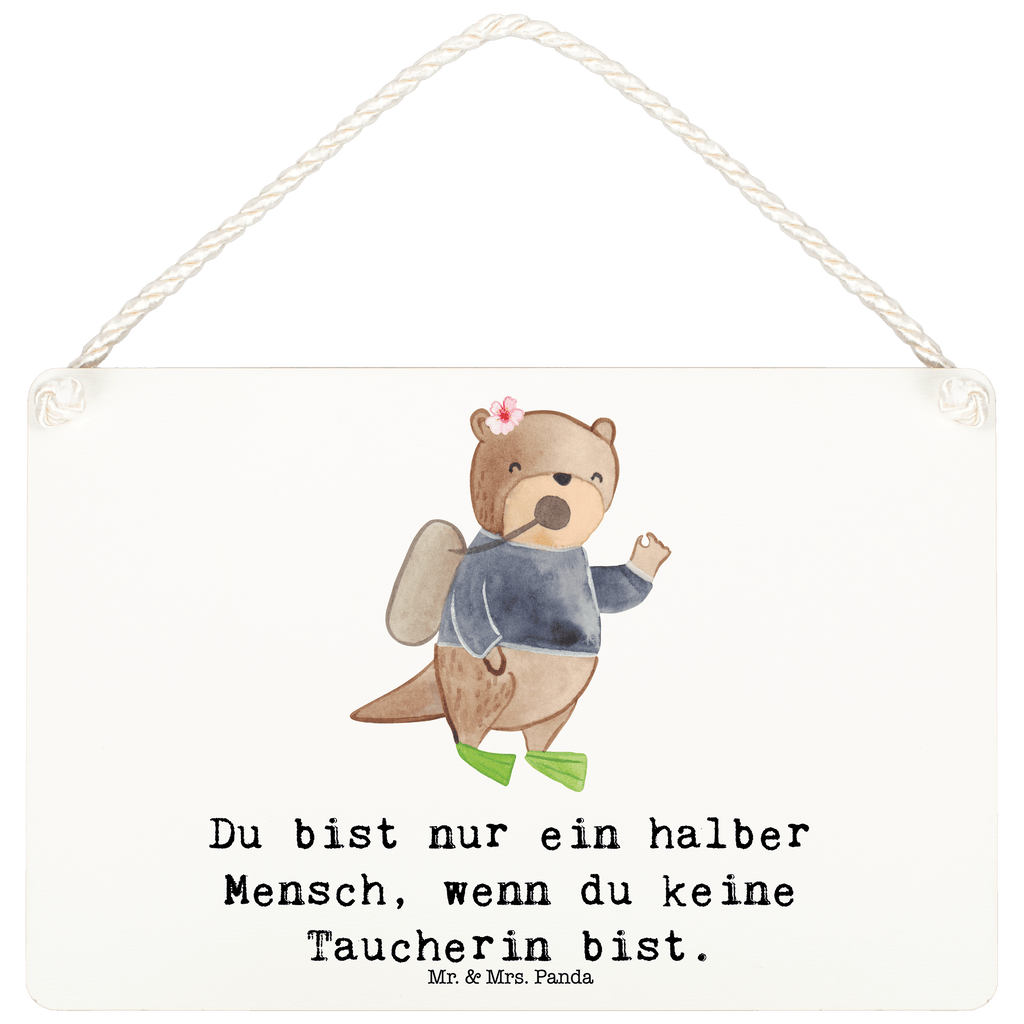 Deko Schild Taucherin mit Herz Dekoschild, Deko Schild, Schild, Tür Schild, Türschild, Holzschild, Wandschild, Wanddeko, Beruf, Ausbildung, Jubiläum, Abschied, Rente, Kollege, Kollegin, Geschenk, Schenken, Arbeitskollege, Mitarbeiter, Firma, Danke, Dankeschön