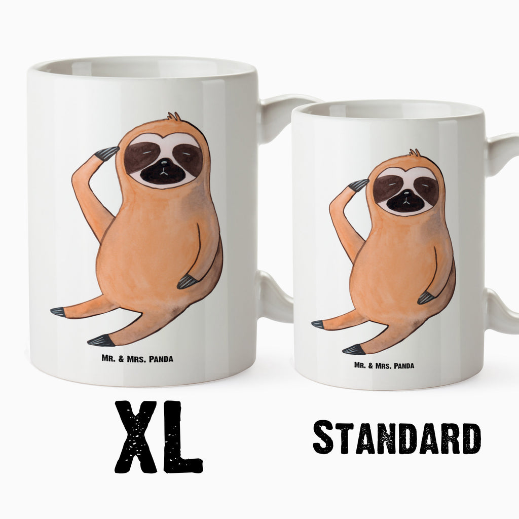 XL Tasse Faultier Vogel zeigen XL Tasse, Große Tasse, Grosse Kaffeetasse, XL Becher, XL Teetasse, spülmaschinenfest, Jumbo Tasse, Groß, Faultier, Faultier Geschenk, Faultier Deko, Faultiere, faul, Lieblingstier, Spinner, früher Vogel, der frühe Vogel, Frühaufsteher, Morgenmuffel, Vogel, Faultierwelt