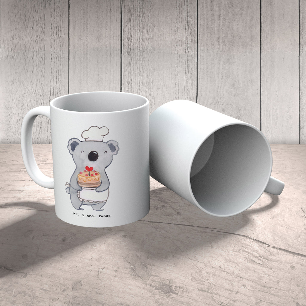 Tasse Konditor mit Herz Tasse, Kaffeetasse, Teetasse, Becher, Kaffeebecher, Teebecher, Keramiktasse, Porzellantasse, Büro Tasse, Geschenk Tasse, Tasse Sprüche, Tasse Motive, Beruf, Ausbildung, Jubiläum, Abschied, Rente, Kollege, Kollegin, Geschenk, Schenken, Arbeitskollege, Mitarbeiter, Firma, Danke, Dankeschön, Konditor, Kuchenbäcker, Patissier, Confiseur, Bäcker