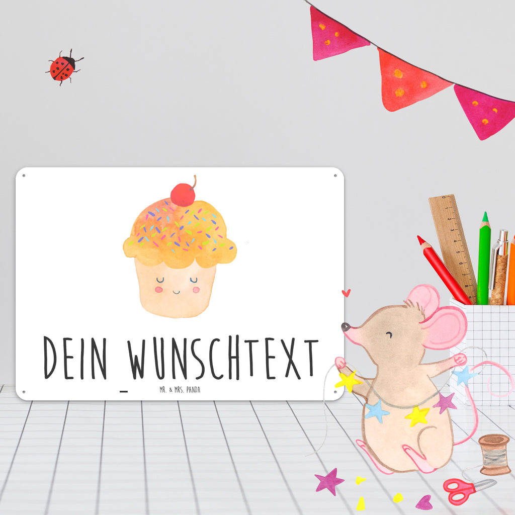 Personalisiertes Blechschild Cupcake Blechschild, Metallschild, Geschenk Schild, Schild, Magnet-Metall-Schild, Deko Schild, Wandschild, Wand-Dekoration, Türschild, Tiermotive, Gute Laune, lustige Sprüche, Tiere, Cupcakes, Muffin, Wunder, Küche Deko, Küche Spruch, Backen Geschenk, Geschenk Koch, Motivation Sprüche