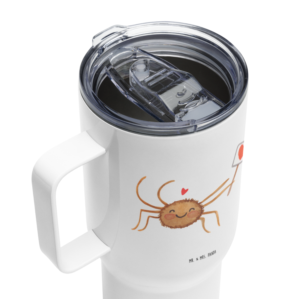 XXL Thermobecher Spinne Agathe Motivation Thermobecher, XL Thermobecher, Reisebecher, XL Reisetasse, Großer Thermobecher, Autobecher, Jumbo Becher, Spinne Agathe, Spinne, Agathe, Videos, Merchandise, Motivation, Glück, Liebe, Vertrauen, Dankeschön