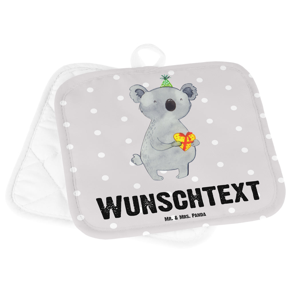 Personalisierte Topflappen Koala Geschenk Topflappen personalisiert, Personalisierte Topfuntersetzer, Personalisierter Ofenhandschuh, Topflappen Set personalisiert, Topflappen mit Namen, Namensaufdruck, Koala, Koalabär, Geschenk, Geburtstag, Party