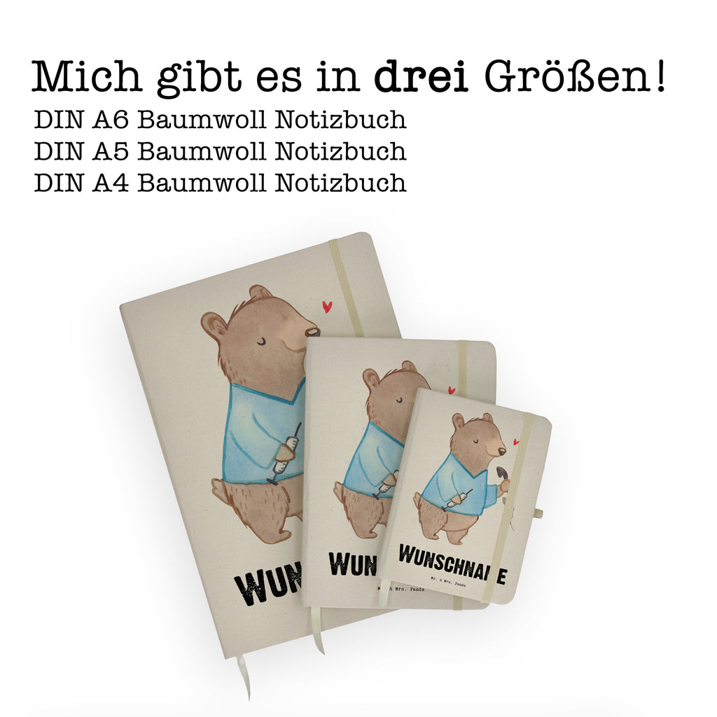 DIN A4 Personalisiertes Notizbuch Arzthelfer mit Herz Personalisiertes Notizbuch, Notizbuch mit Namen, Notizbuch bedrucken, Personalisierung, Namensbuch, Namen, Beruf, Ausbildung, Jubiläum, Abschied, Rente, Kollege, Kollegin, Geschenk, Schenken, Arbeitskollege, Mitarbeiter, Firma, Danke, Dankeschön, Arzthelfer, Medizinischer Fachangestellter