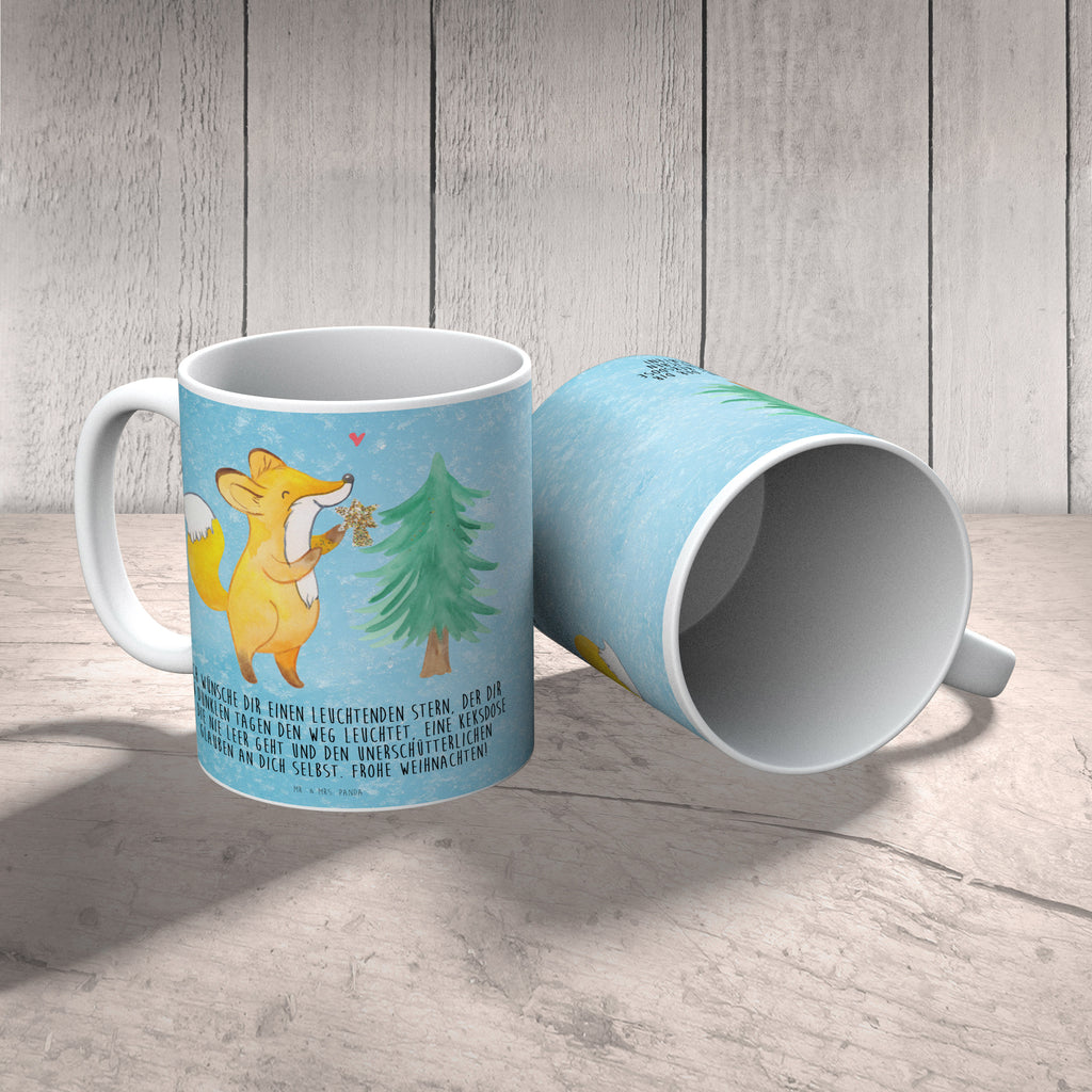 Tasse Fuchs  Weihnachtsbaum Tasse, Kaffeetasse, Teetasse, Becher, Kaffeebecher, Teebecher, Keramiktasse, Porzellantasse, Büro Tasse, Geschenk Tasse, Tasse Sprüche, Tasse Motive, Kaffeetassen, Tasse bedrucken, Designer Tasse, Cappuccino Tassen, Schöne Teetassen, Winter, Weihnachten, Weihnachtsdeko, Nikolaus, Advent, Heiligabend, Wintermotiv, Weihnachtsmann, Weihnachtstage, Fuchs, Schlittschuh, Weihnachtszeit, Weihnachtsdekoration