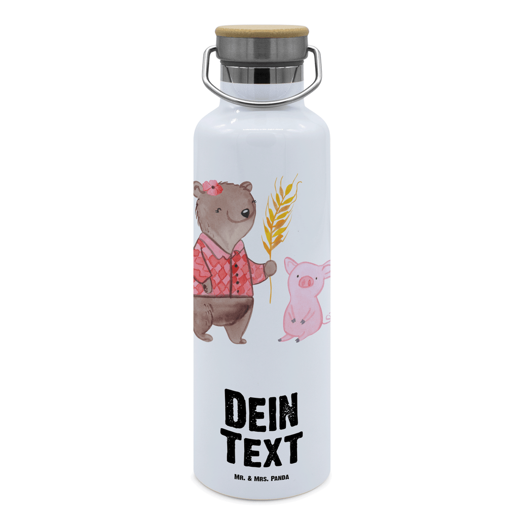 Personalisierte Trinkflasche Bäuerin mit Herz Personalisierte Trinkflasche, Trinkflasche mit Namen, Trinkflasche bedrucken, Flasche personalisiert, Trinkflasch mit Aufdruck, Trinkflasche Werbegeschenk, Namensaufdruck Trinkflasche, Sportflasche personalisiert, Trinkflasche Sport, Beruf, Ausbildung, Jubiläum, Abschied, Rente, Kollege, Kollegin, Geschenk, Schenken, Arbeitskollege, Mitarbeiter, Firma, Danke, Dankeschön, Landwirtin, Bäuerin, Tierwirtin, Agronomin, Farmerin, Bauernhof