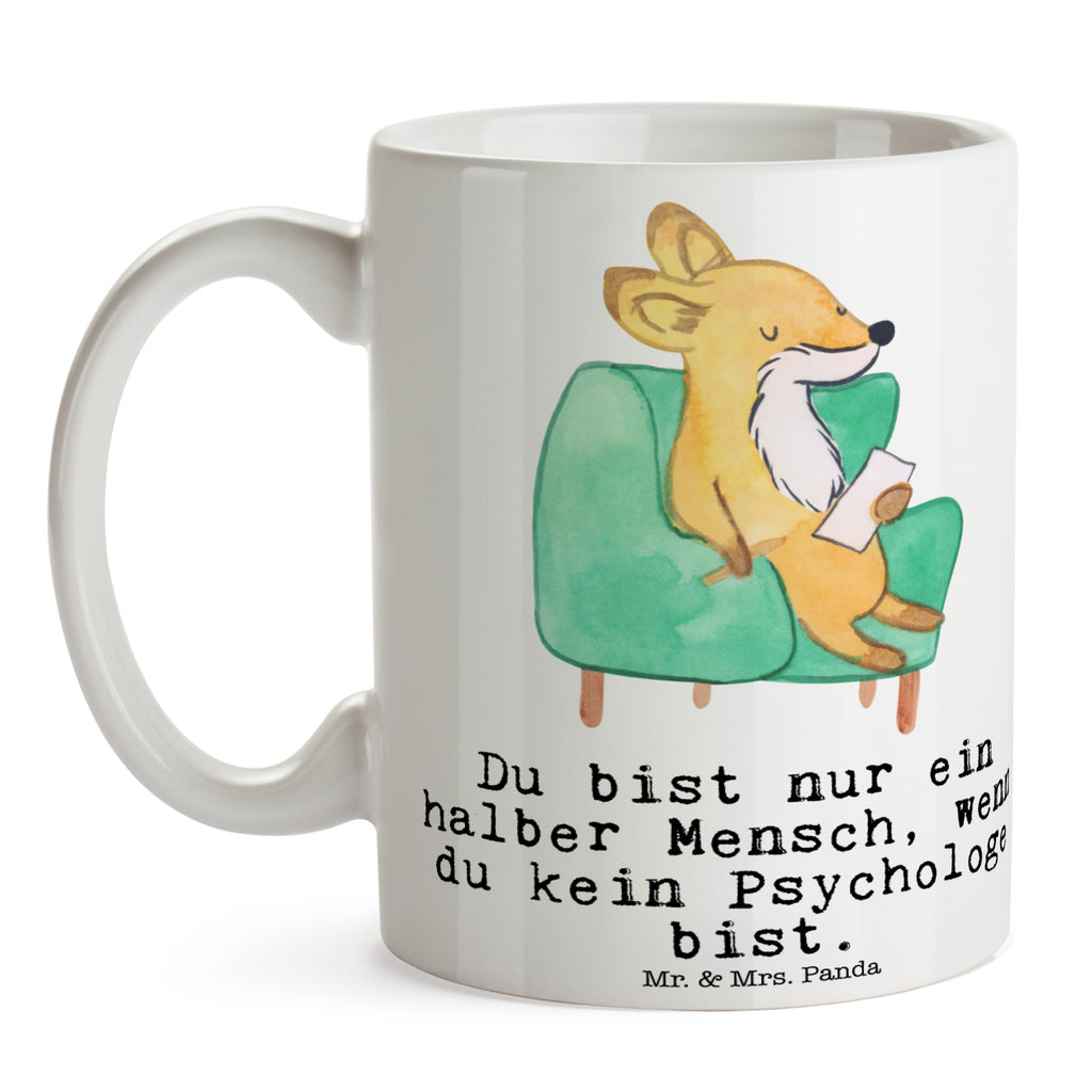 Tasse Psychologe mit Herz Tasse, Kaffeetasse, Teetasse, Becher, Kaffeebecher, Teebecher, Keramiktasse, Porzellantasse, Büro Tasse, Geschenk Tasse, Tasse Sprüche, Tasse Motive, Kaffeetassen, Tasse bedrucken, Designer Tasse, Cappuccino Tassen, Schöne Teetassen, Beruf, Ausbildung, Jubiläum, Abschied, Rente, Kollege, Kollegin, Geschenk, Schenken, Arbeitskollege, Mitarbeiter, Firma, Danke, Dankeschön, Psychologe, Therapeut, Studium