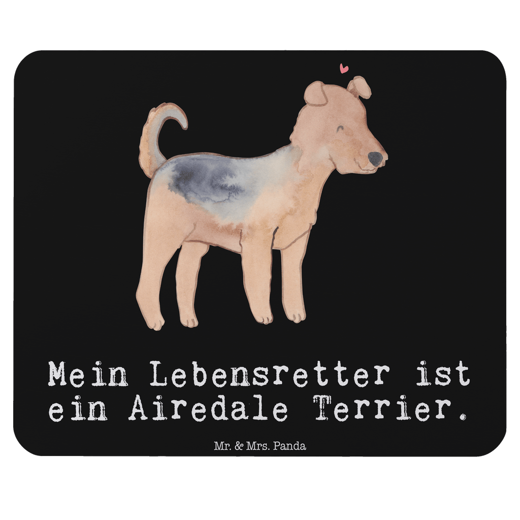 Mauspad Airedale Terrier Lebensretter Mousepad, Computer zubehör, Büroausstattung, PC Zubehör, Arbeitszimmer, Mauspad, Einzigartiges Mauspad, Designer Mauspad, Mausunterlage, Mauspad Büro, Hund, Hunderasse, Rassehund, Hundebesitzer, Geschenk, Tierfreund, Schenken, Welpe