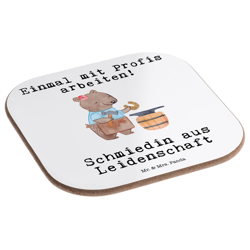 Quadratische Untersetzer Schmiedin aus Leidenschaft Untersetzer, Bierdeckel, Glasuntersetzer, Untersetzer Gläser, Getränkeuntersetzer, Untersetzer aus Holz, Untersetzer für Gläser, Korkuntersetzer, Untersetzer Holz, Holzuntersetzer, Tassen Untersetzer, Untersetzer Design, Beruf, Ausbildung, Jubiläum, Abschied, Rente, Kollege, Kollegin, Geschenk, Schenken, Arbeitskollege, Mitarbeiter, Firma, Danke, Dankeschön