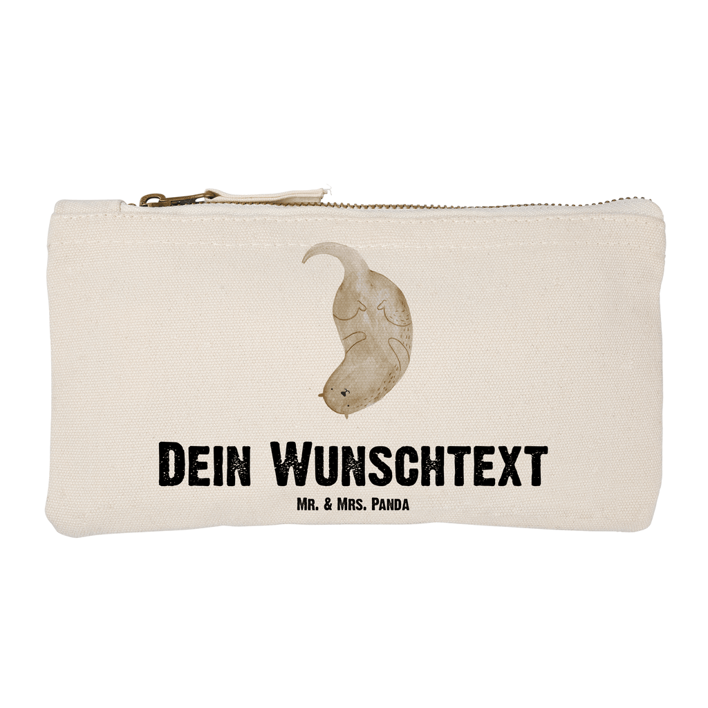 Personalisierte Schminktasche Otter kopfüber Personalisierte Schminktasche, Personalisierte Kosmetiktasche, Personalisierter Kosmetikbeutel, Personalisiertes Stiftemäppchen, Personalisiertes Etui, Personalisierte Federmappe, Personalisierte Makeup Bag, Personalisiertes Schminketui, Personalisiertes Kosmetiketui, Personalisiertes Schlamperetui, Schminktasche mit Namen, Kosmetiktasche mit Namen, Kosmetikbeutel mit Namen, Stiftemäppchen mit Namen, Etui mit Namen, Federmappe mit Namen, Makeup Bg  mit Namen, Schminketui mit Namen, Kosmetiketui mit Namen, Schlamperetui mit Namen, Schminktasche personalisieren, Schminktasche bedrucken, Schminktasche selbst gestalten, Otter, Fischotter, Seeotter, Otter Seeotter See Otter